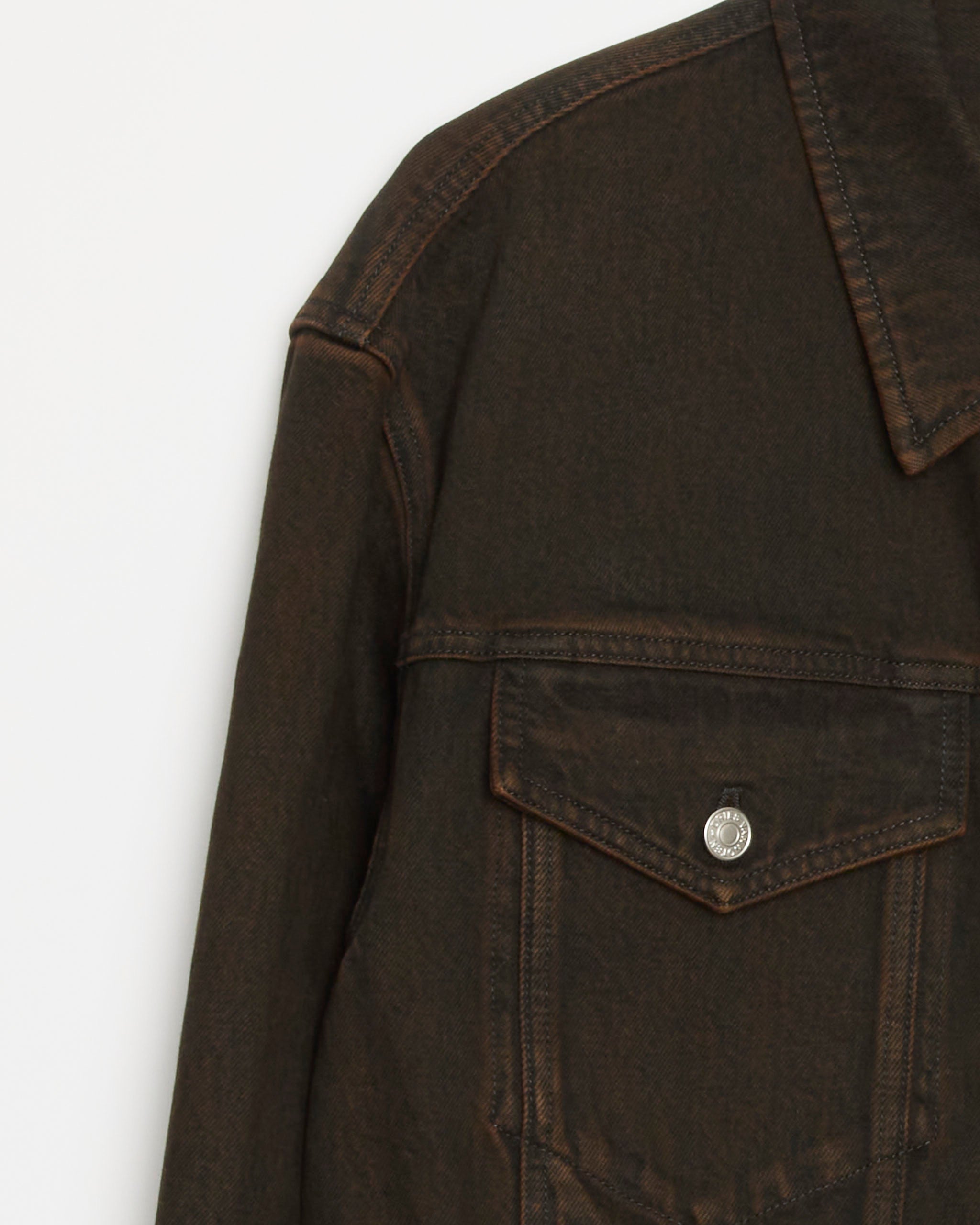 Dries Van Noten Vuskin Den 4412 Jacket - Dark Brown / L (285472)