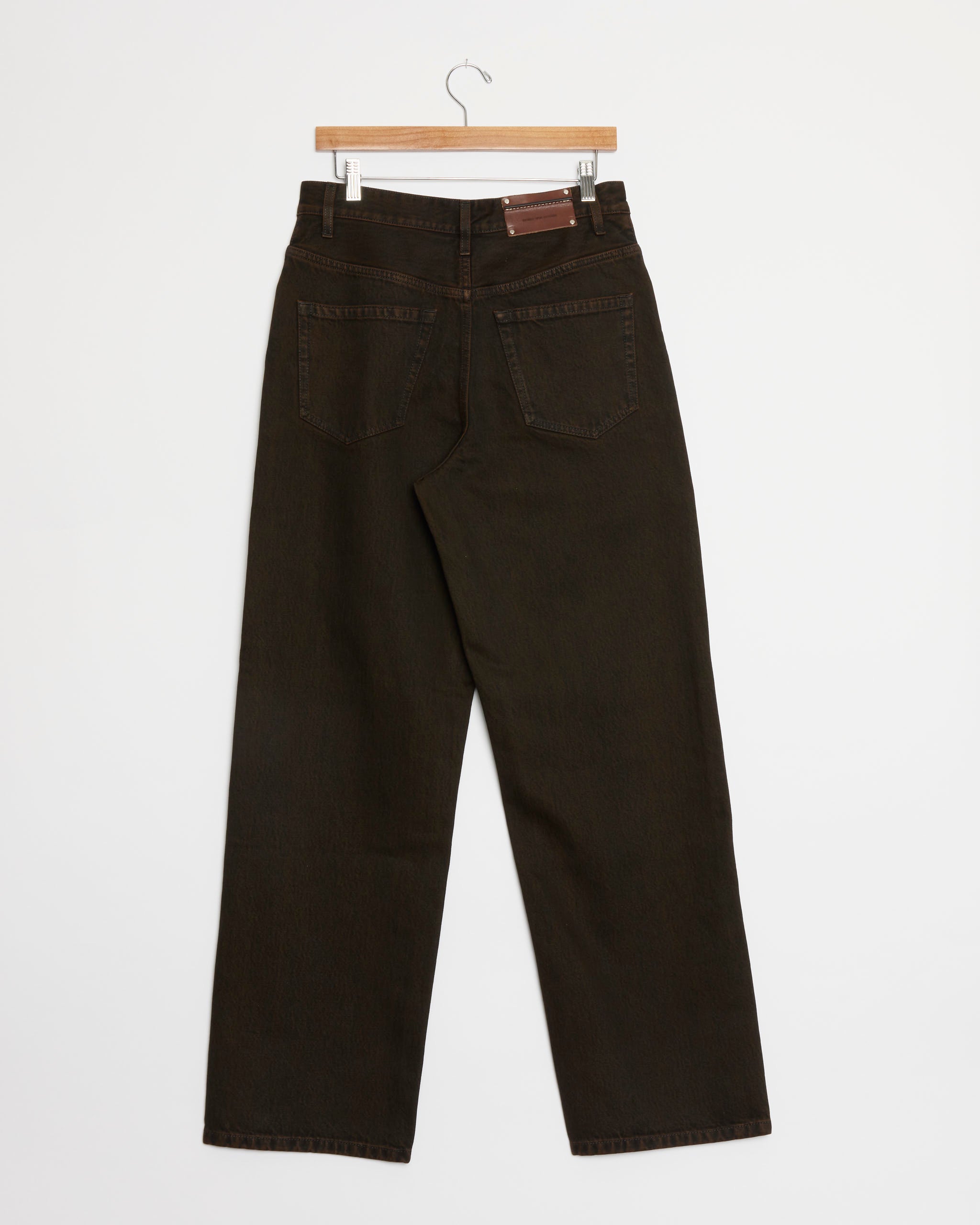 Dries Van Noten Pine Den 4412 Pant - Dark Brown / 30 (285493)