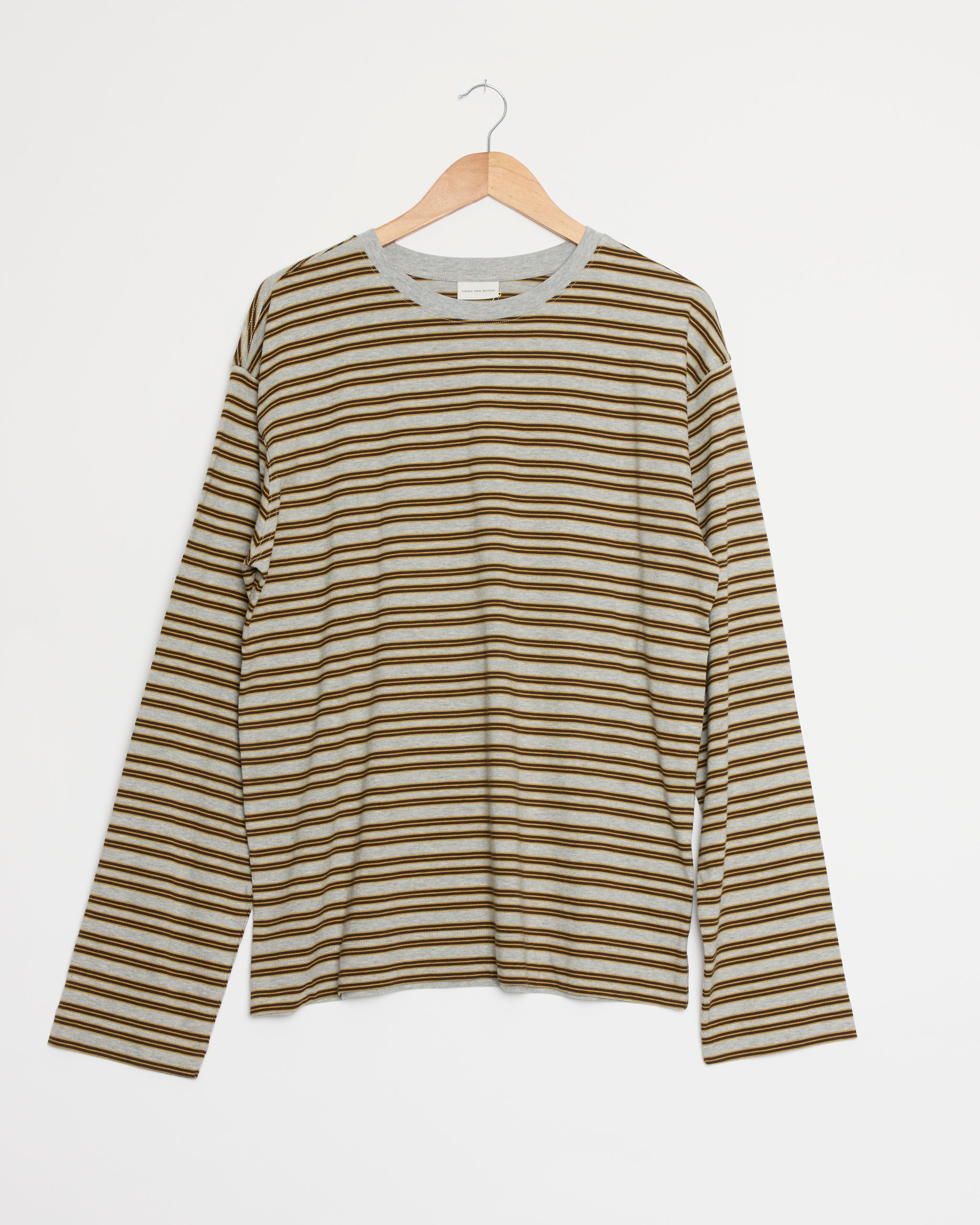 Dries Van Noten Hember 4606 T-Shirt - Grey Melange / S (285502)