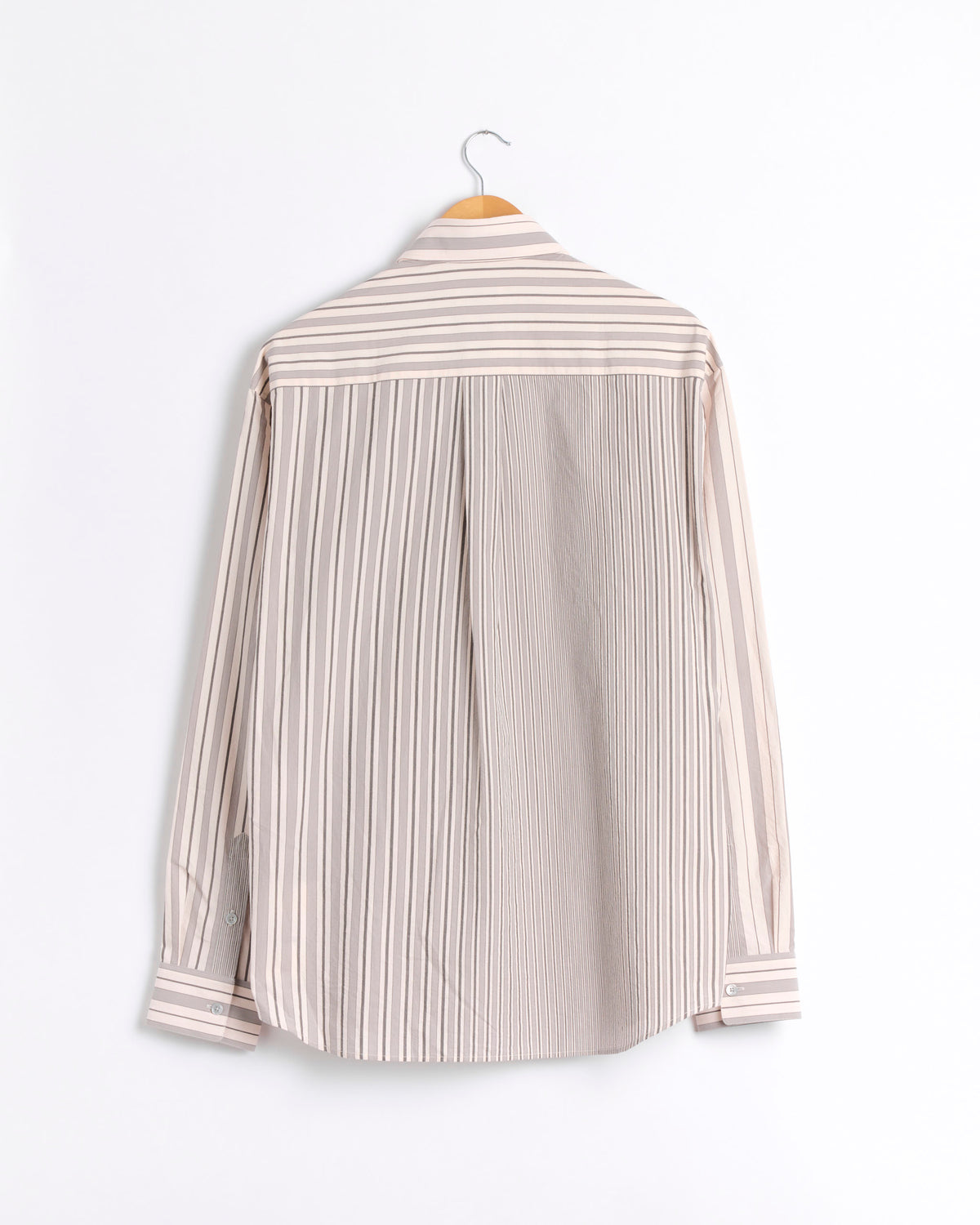 Lemaire Regular Stripe Shirt - Jasmine/Pebble / IT48 (285583)