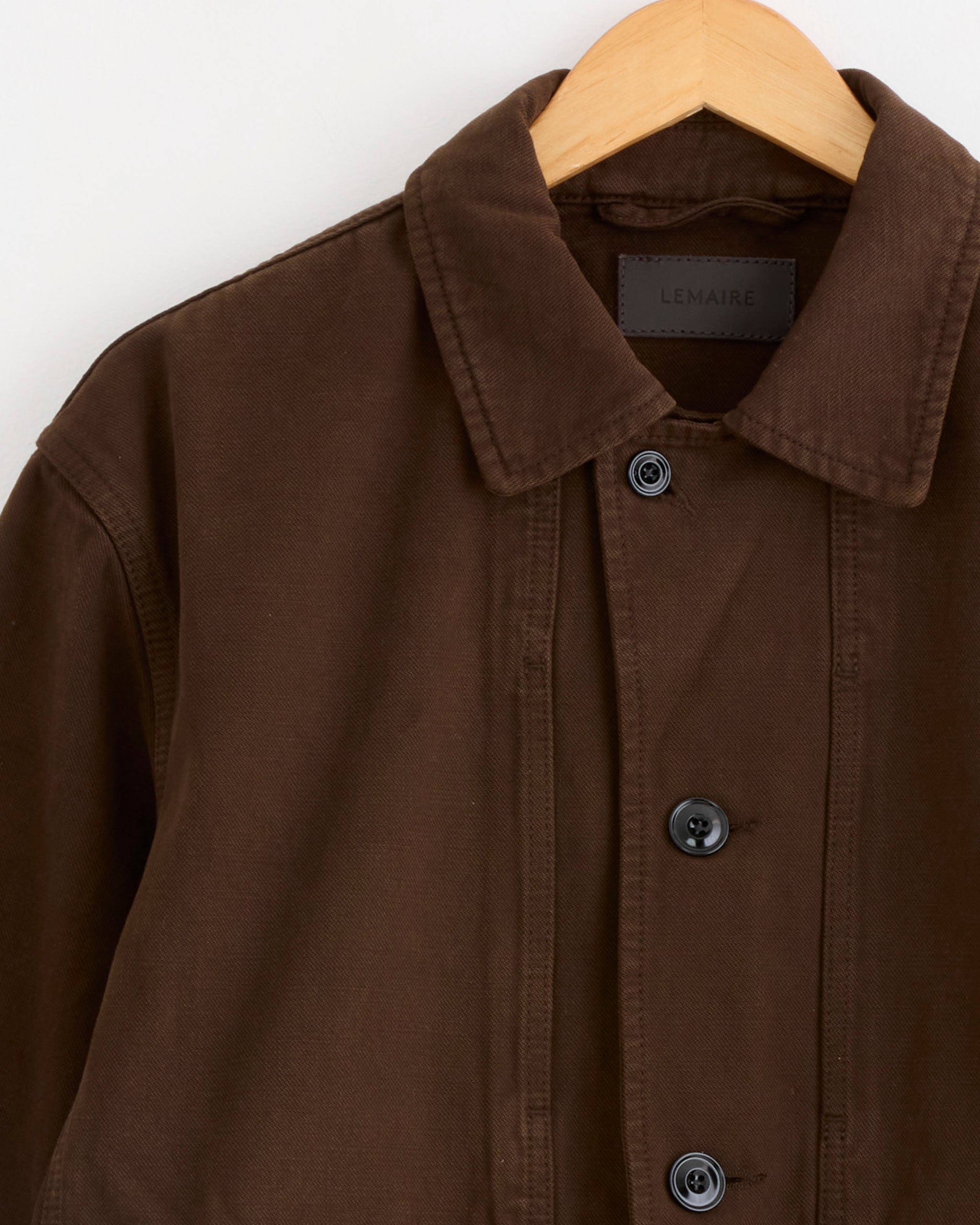 Lemaire Boxy Jacket - Ristretto / M (285599)