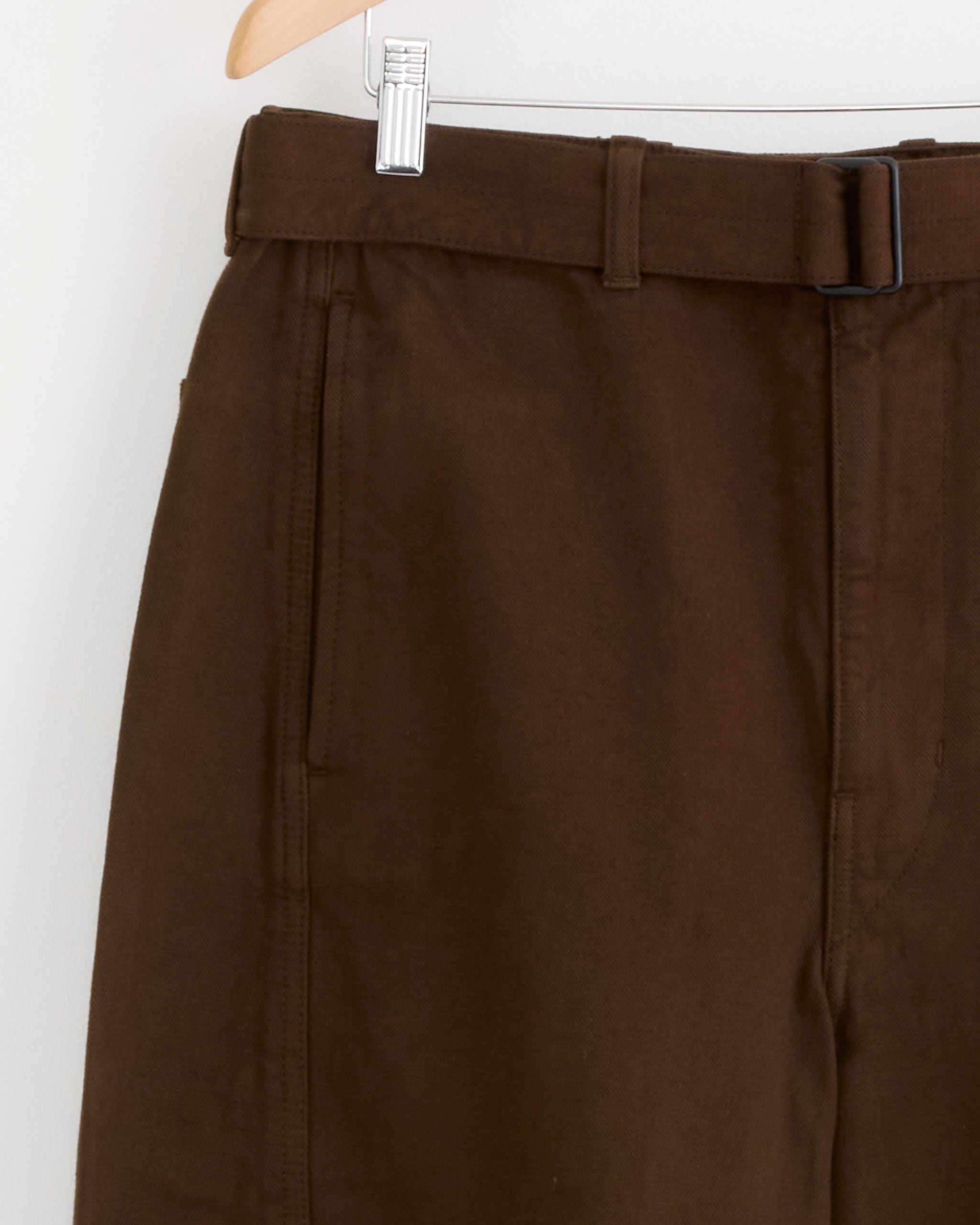 Lemaire Twisted Belted Pant - Ristretto / M (285607)