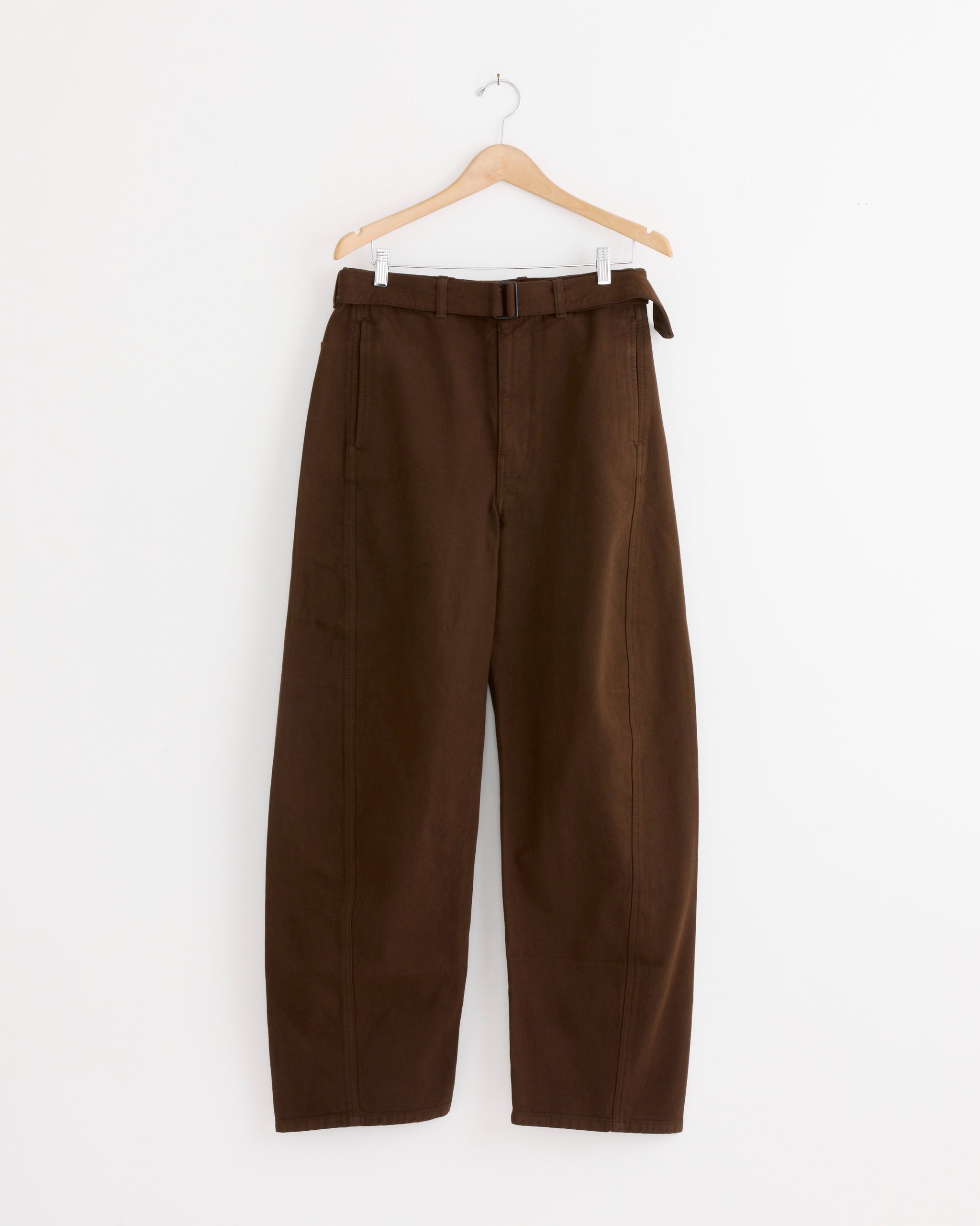 Lemaire Twisted Belted Pant - Ristretto / M (285607)
