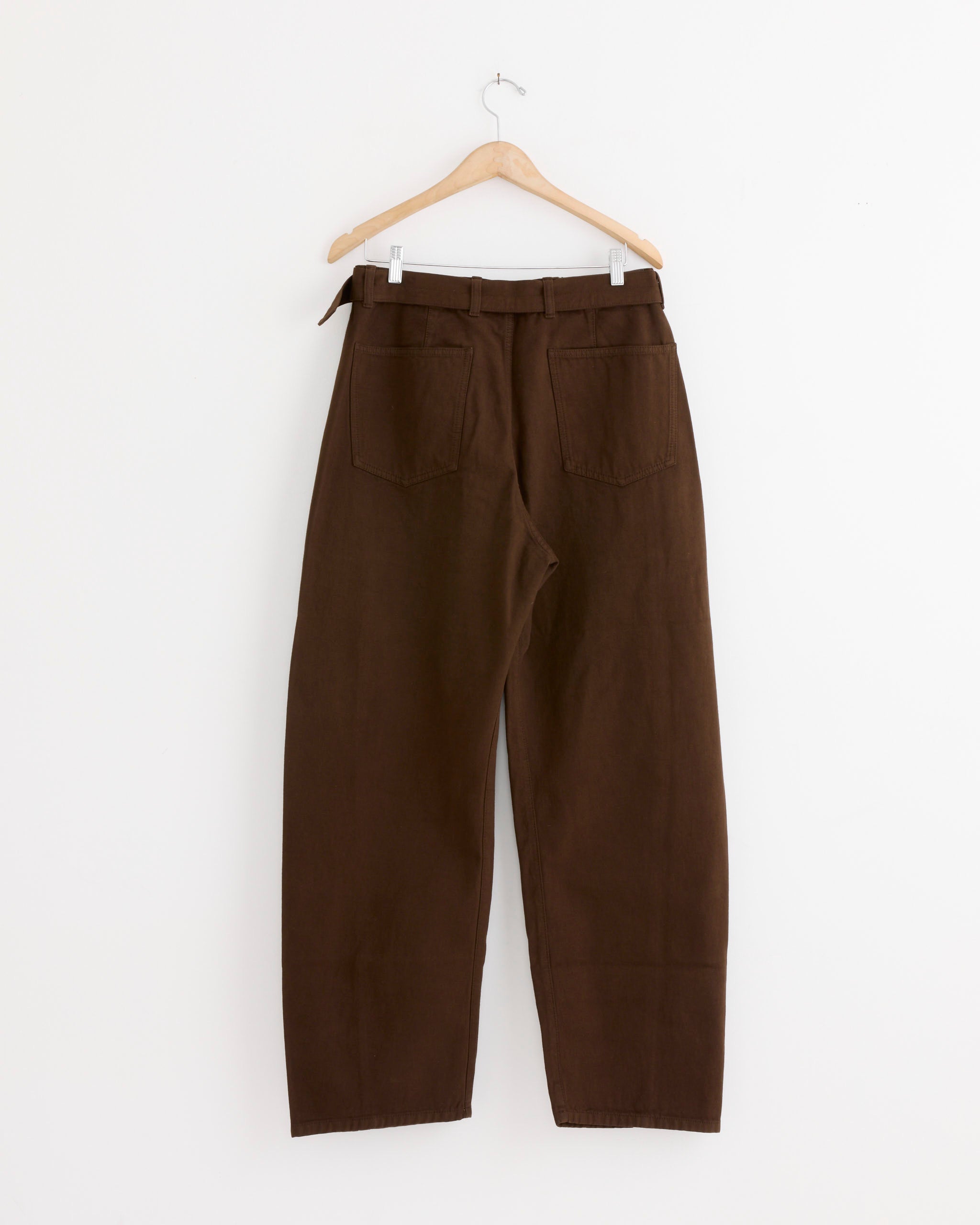 Lemaire Twisted Belted Pant - Ristretto / M (285607)