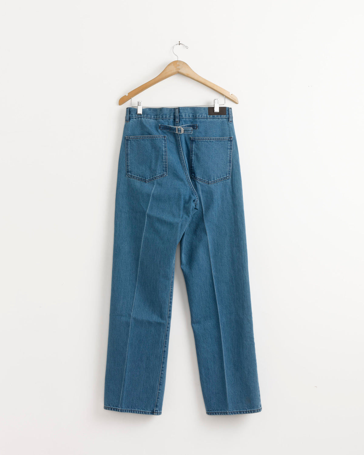 Lemaire Straight Leg 5 Pockets Denim Pant - Indigo / IT48 (285616)