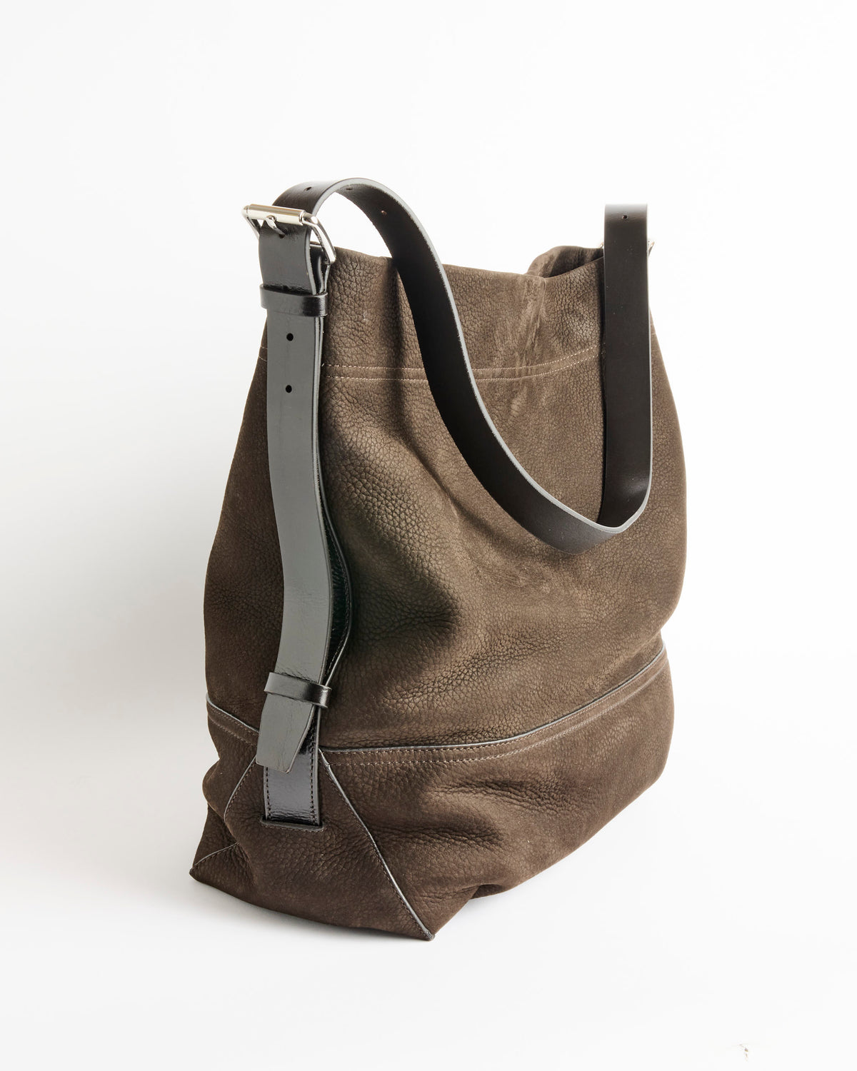 Lemaire Belted Tote Bag - Ebony Brown / OS (285645)