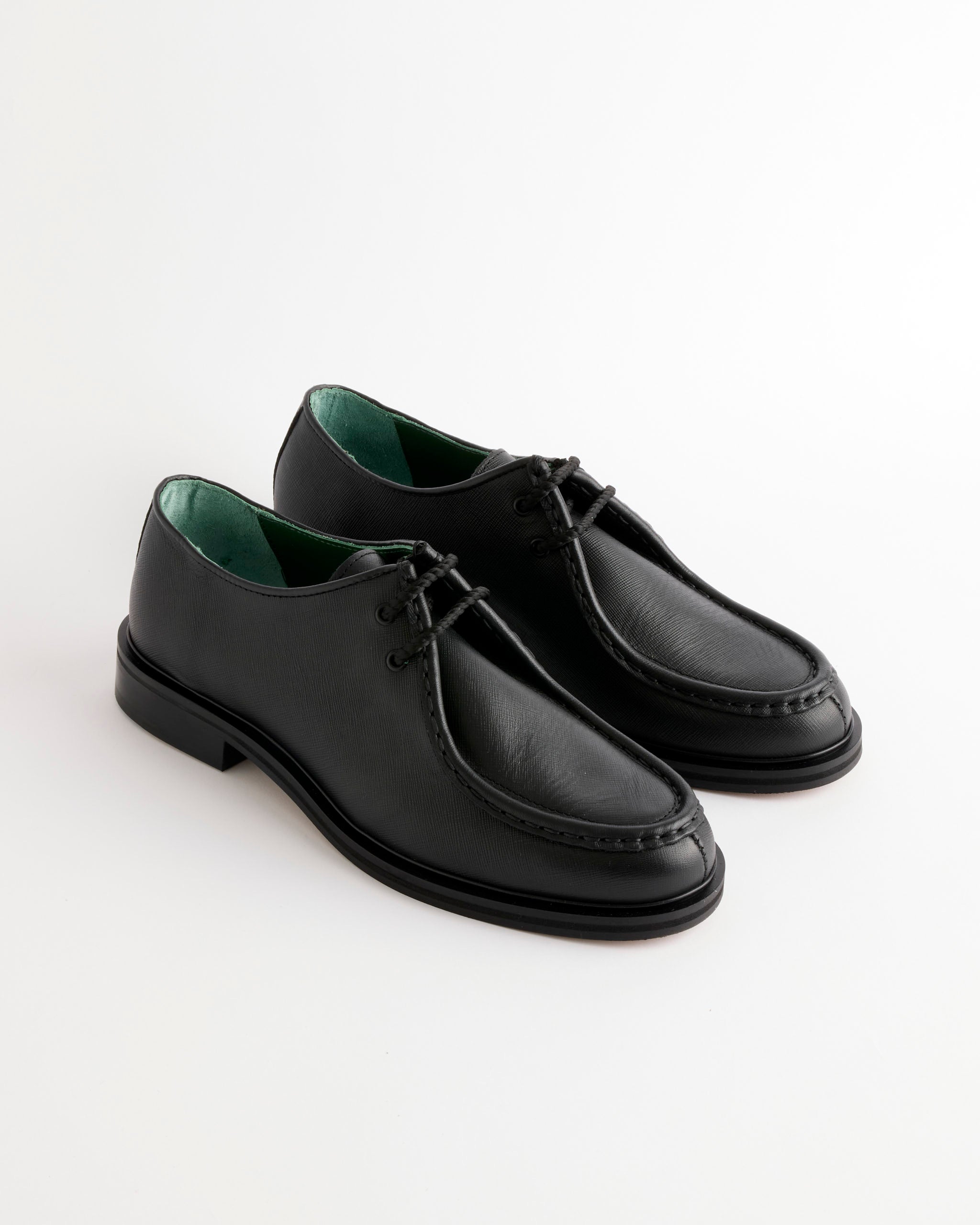 Vinny's Percee Vale Nappa Leather Derby - Black / 44 (285698)