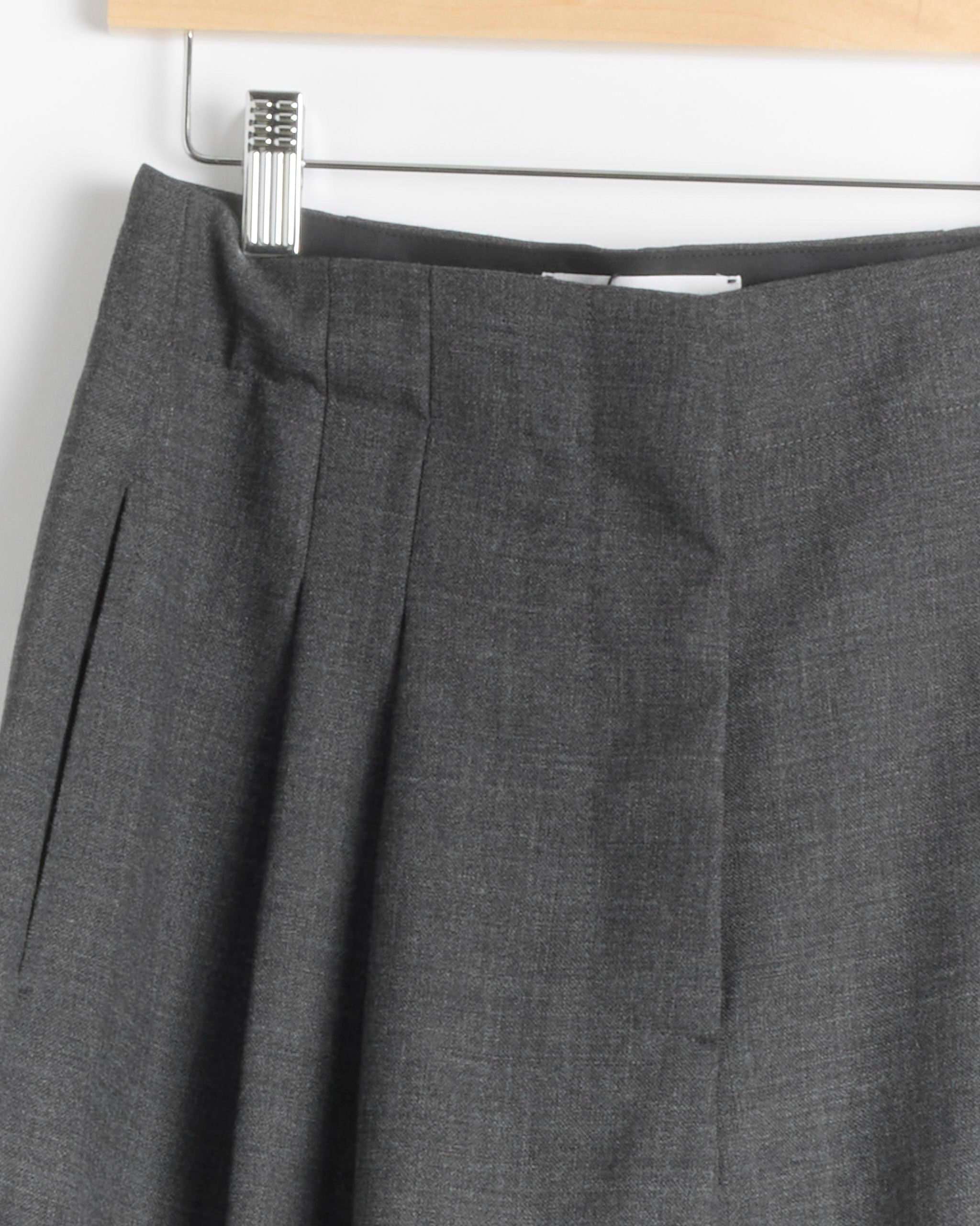 Studio Nicholson Lira Double Pleat Pant - Slate Melange / UK6 (285735)