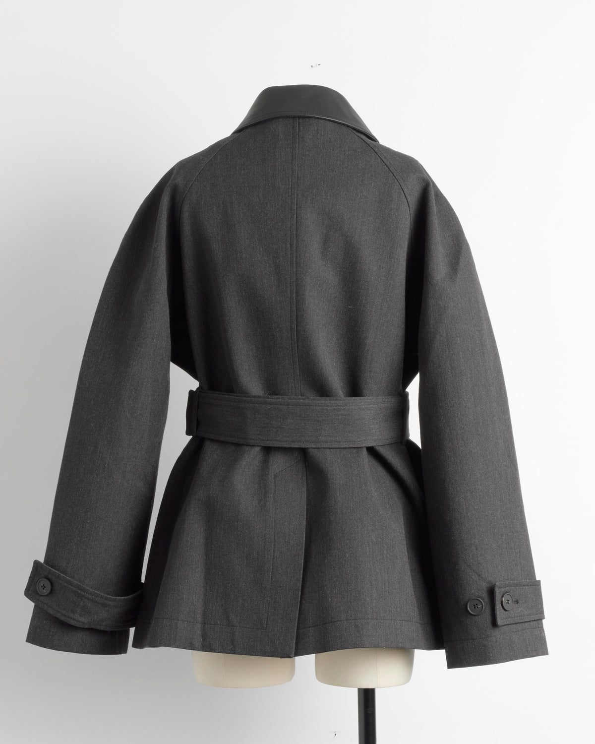 Studio Nicholson Lurie Belted Cropped Jacket - Brown / UK6 (285749)