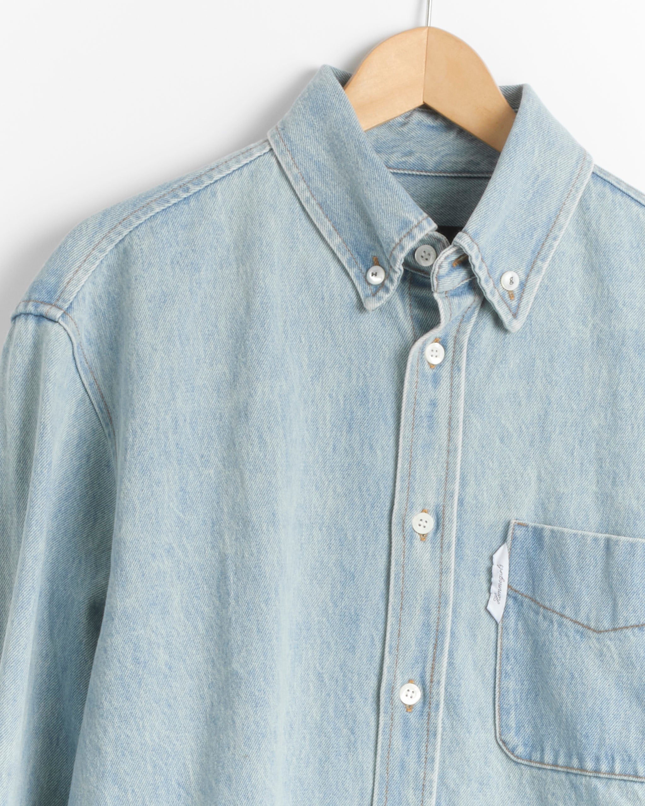 Hommegirls Jean Shirt - Stonewash / S (285905)