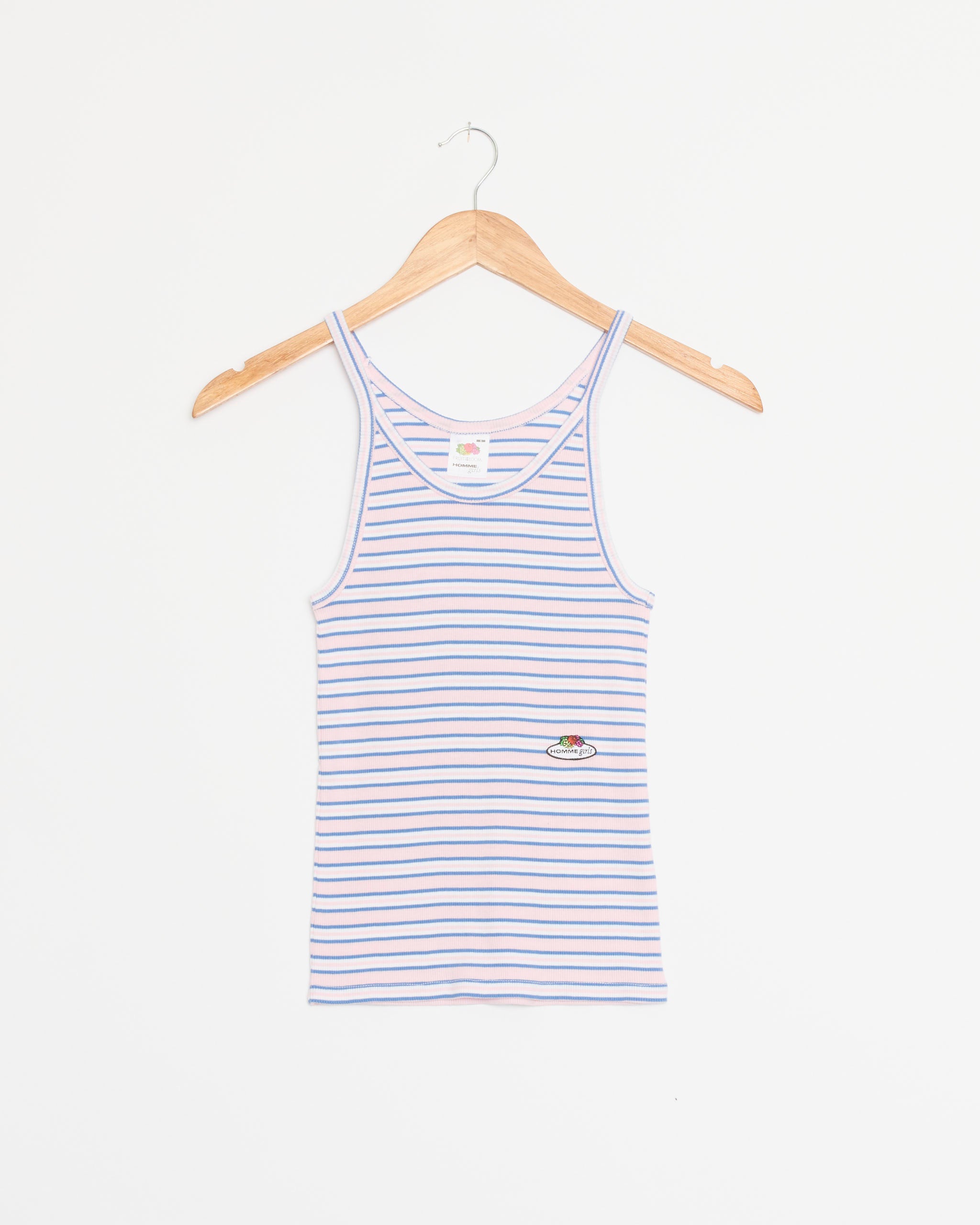 Hommegirls Striped Cami Tank Top, Pink Stripe - Pink Stripe / S (285919)