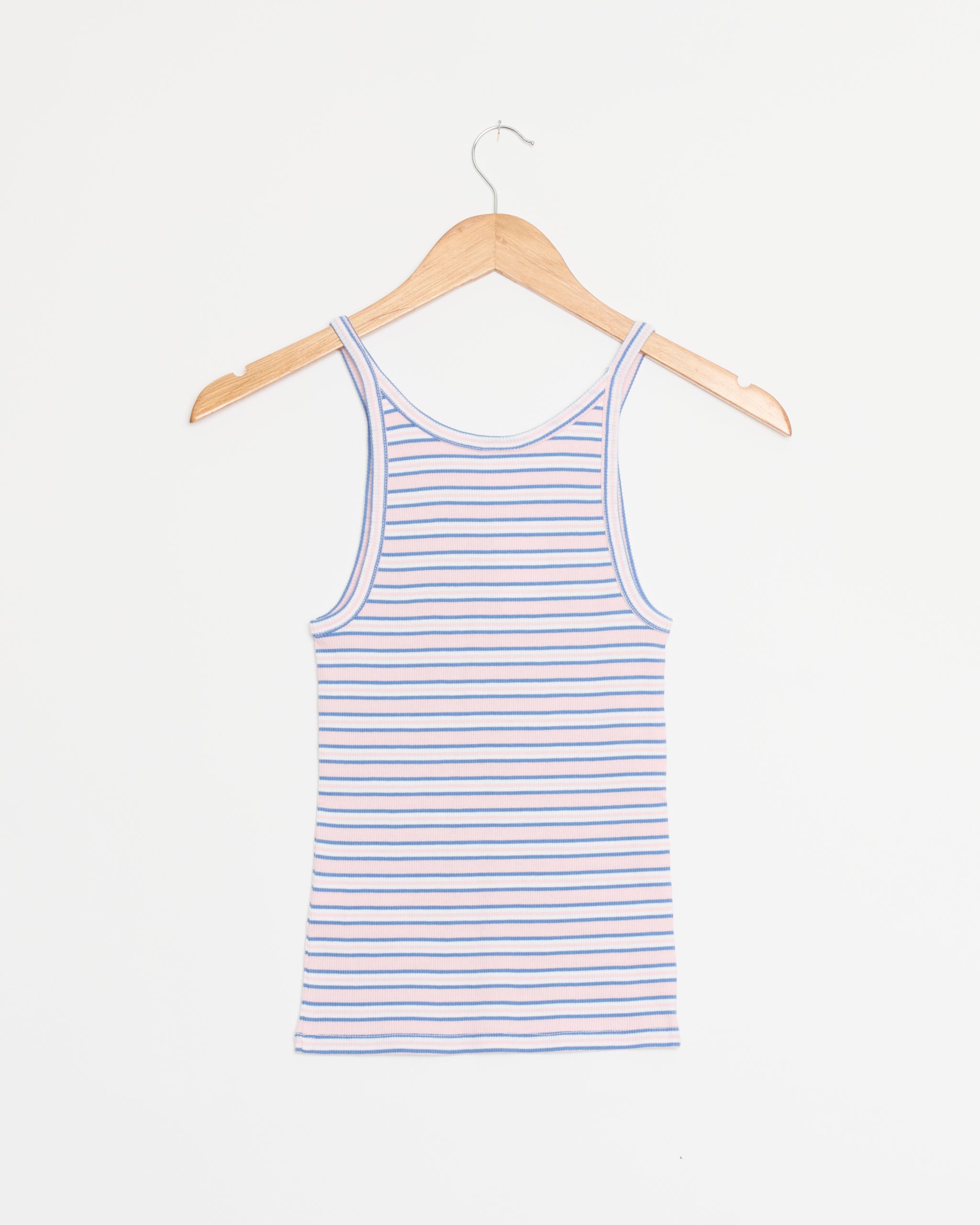Hommegirls Striped Cami Tank Top, Pink Stripe - Pink Stripe / S (285919)