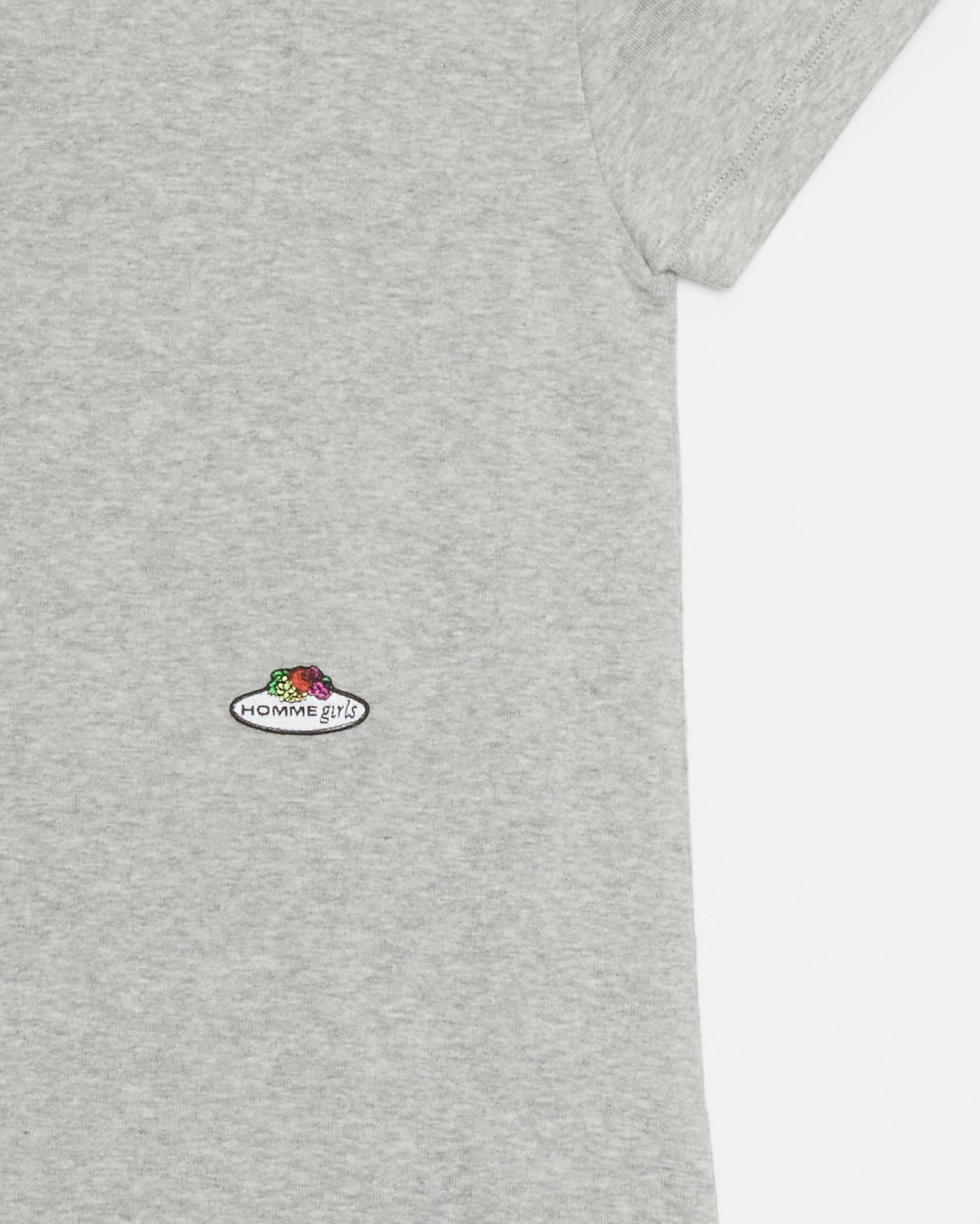 Hommegirls Ringer Tee - Heather Grey / S (285927)