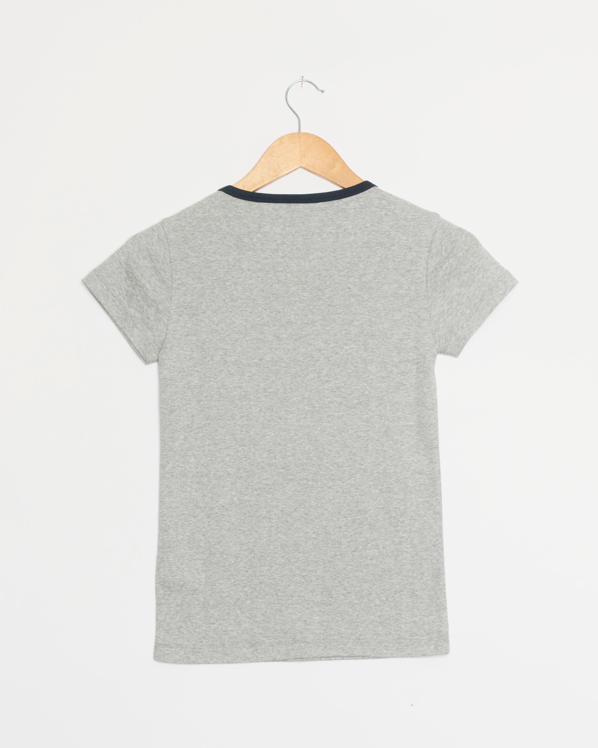 Hommegirls Ringer Tee - Heather Grey / S (285927)