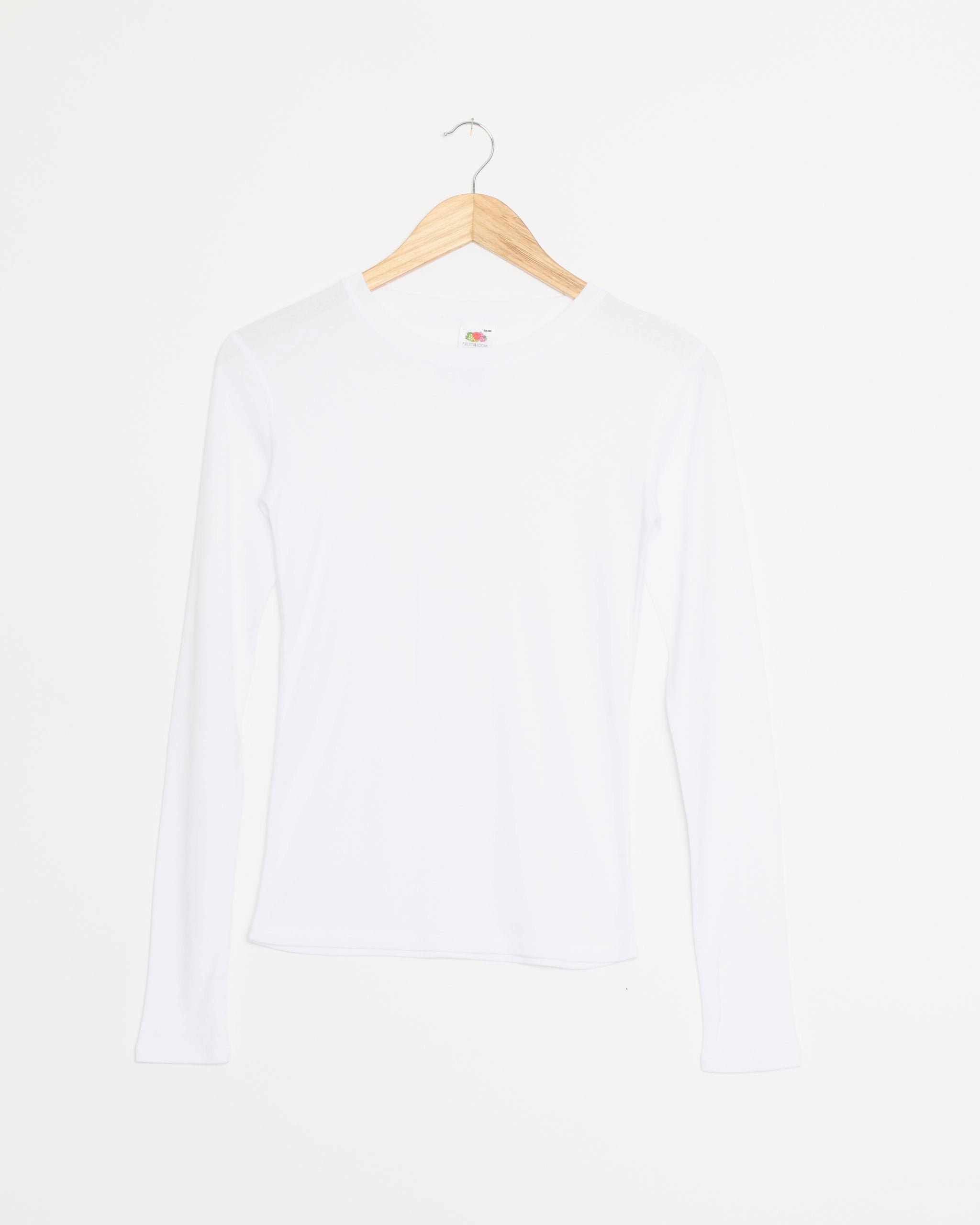 Hommegirls L/S Slim Tee - White / S (285931)