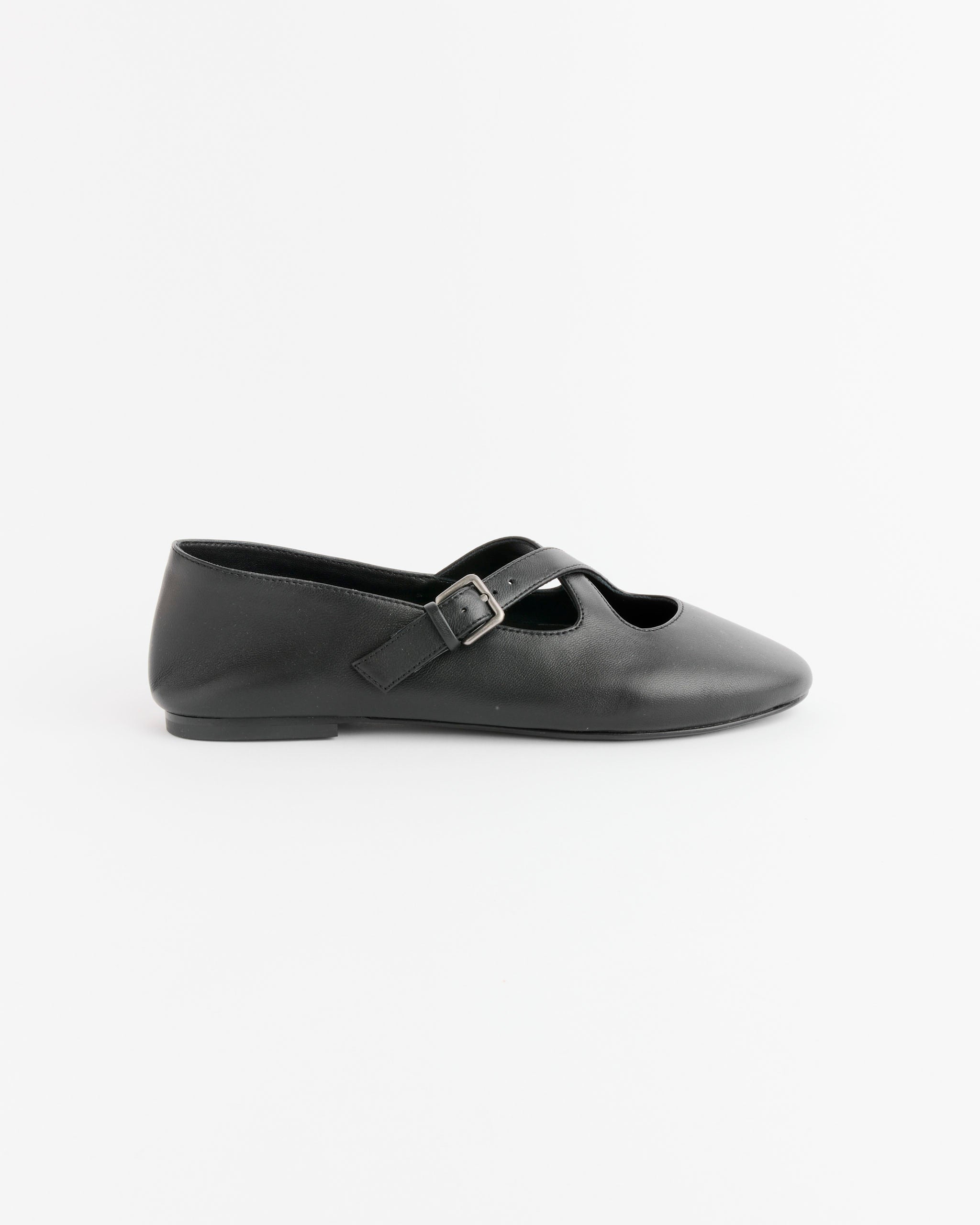 ST. AGNI Ballerina Flat - Black / 38 (285995)