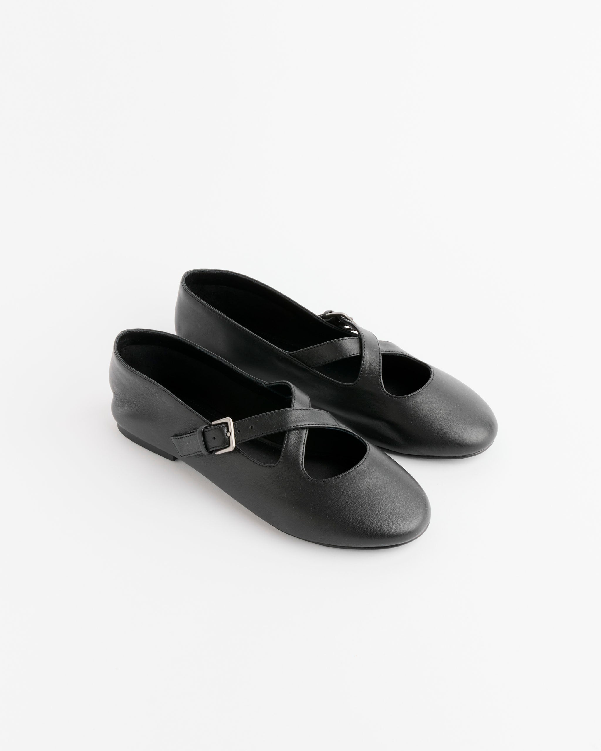 ST. AGNI Ballerina Flat - Black / 38 (285995)