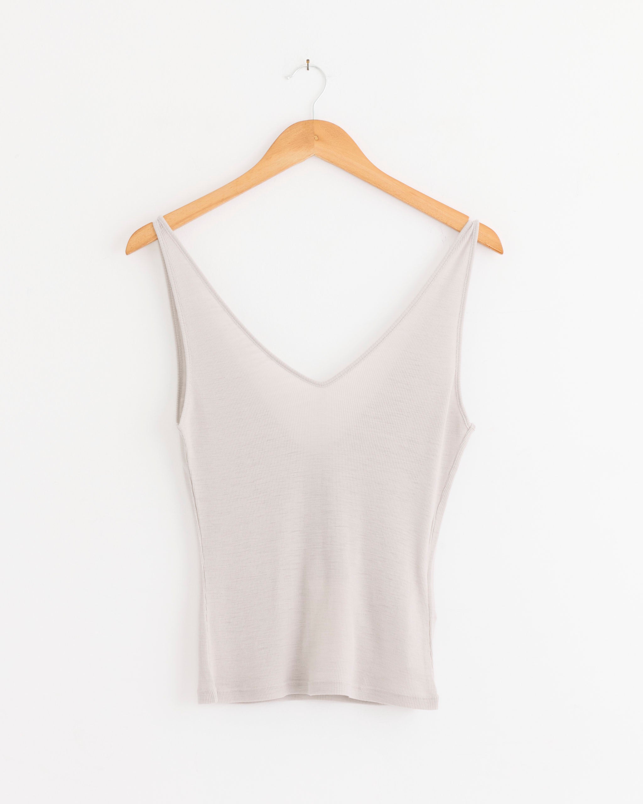 ST. AGNI Baby Wool Scoop Cami Top - Ash / S (286014)