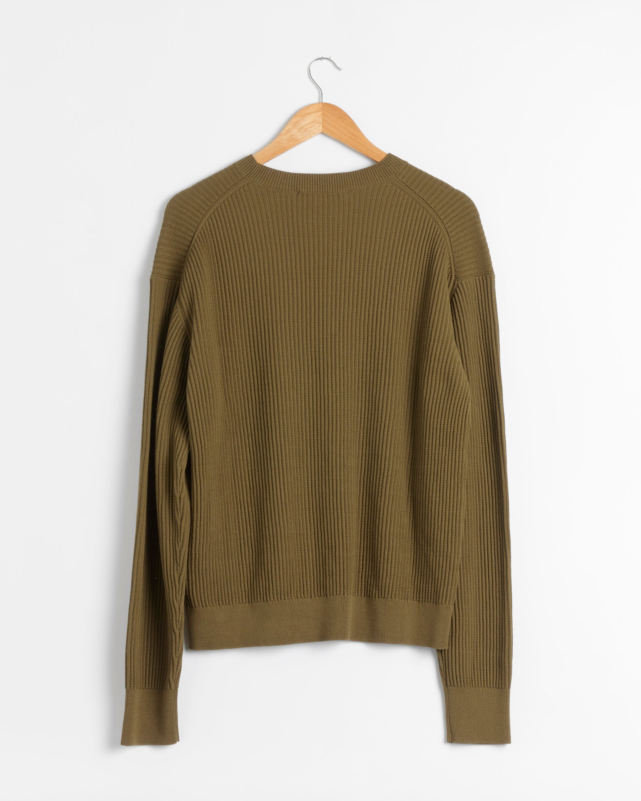 Studio Nicholson Arda Crewneck - Olive / S (286071)