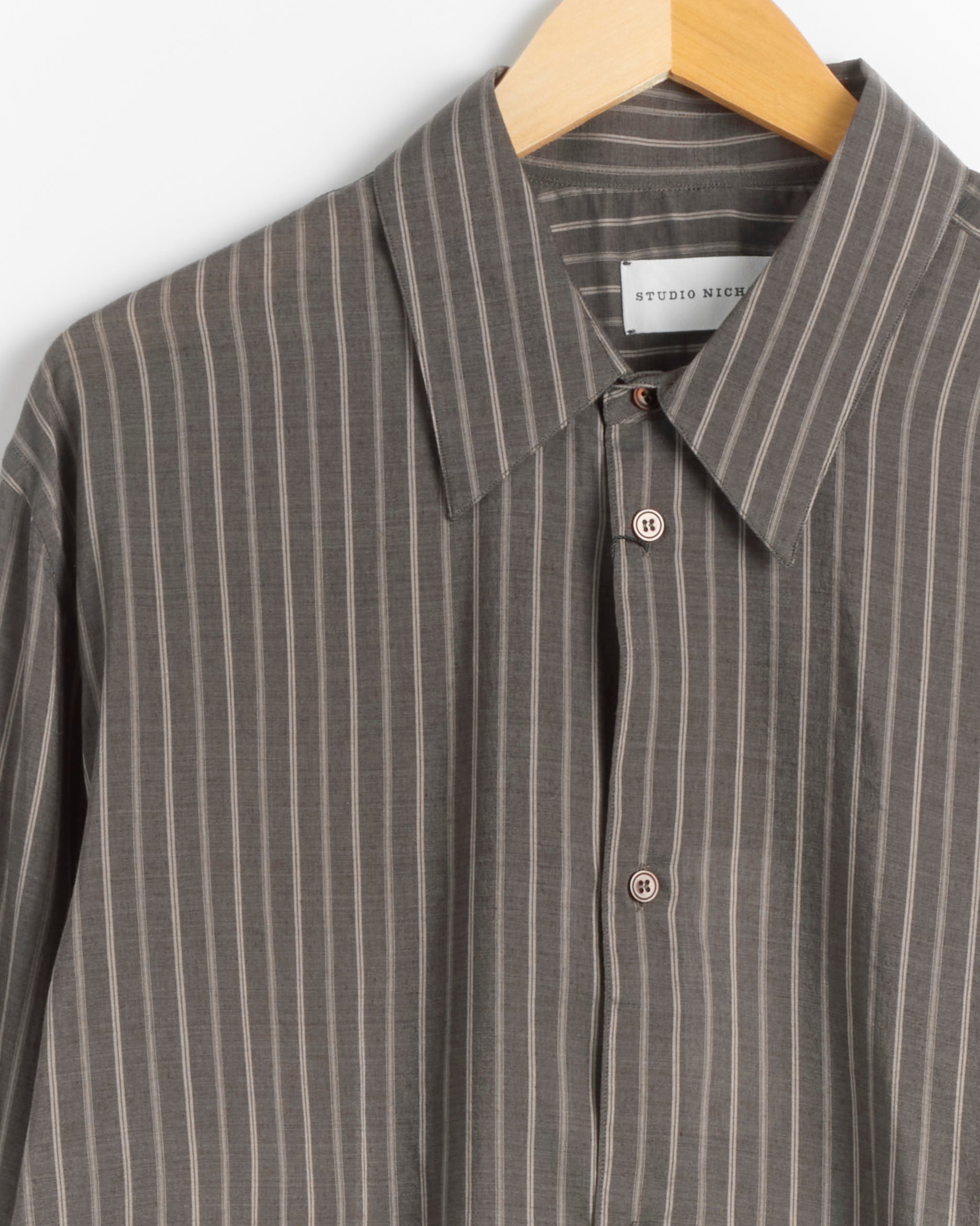 Studio Nicholson View Shirt - Porchini / L (286086)