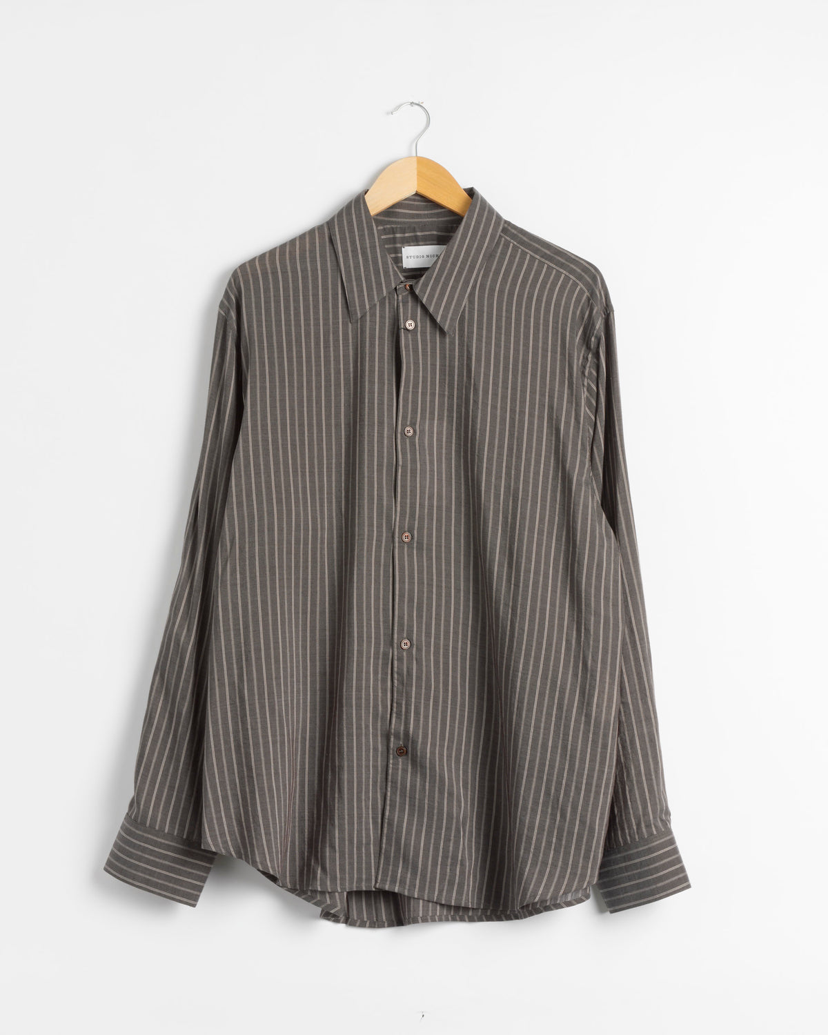 Studio Nicholson View Shirt - Porchini / L (286086)