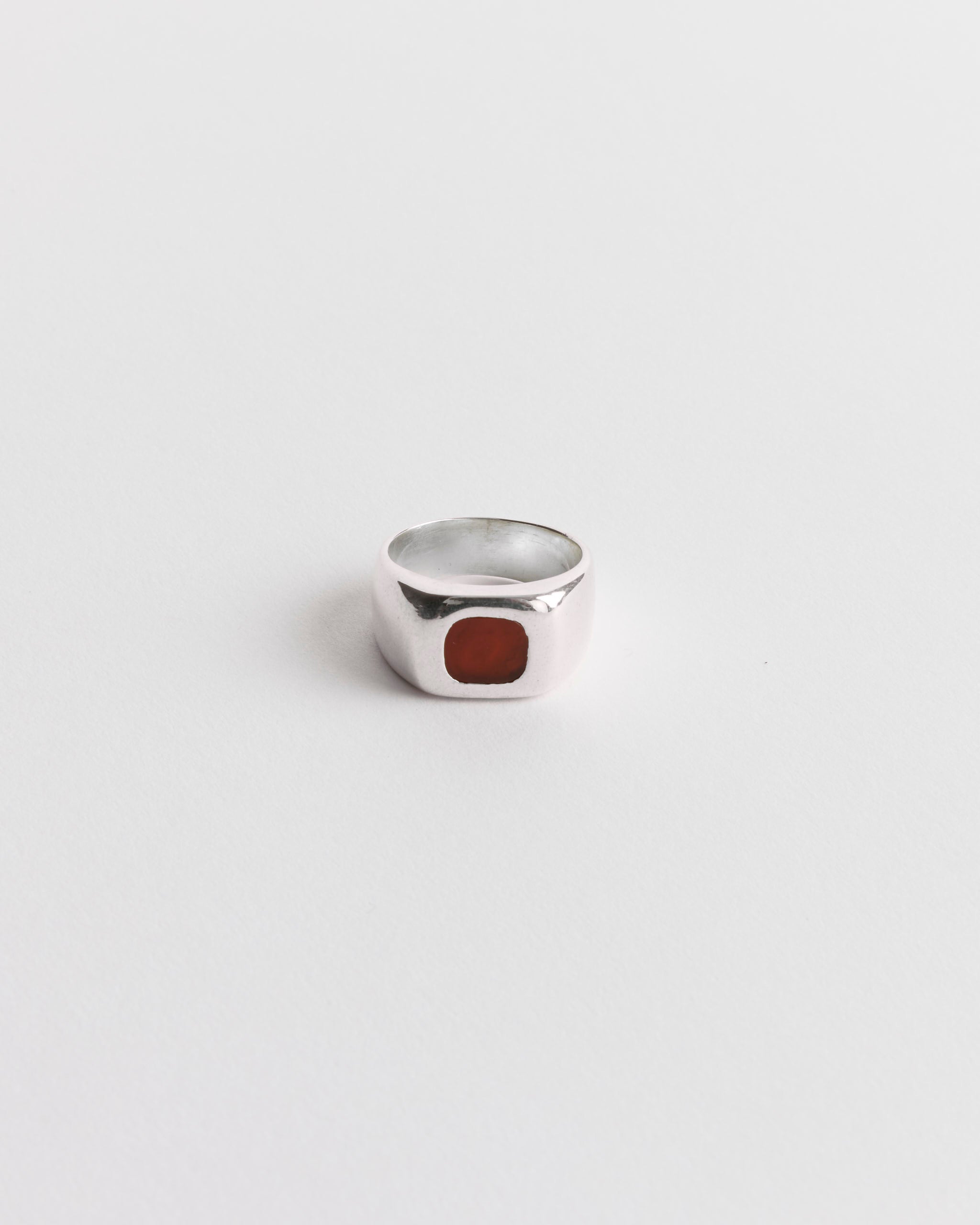 Sophie Buhai Godfather Ring - SS/Carnelian / 8 (286228)