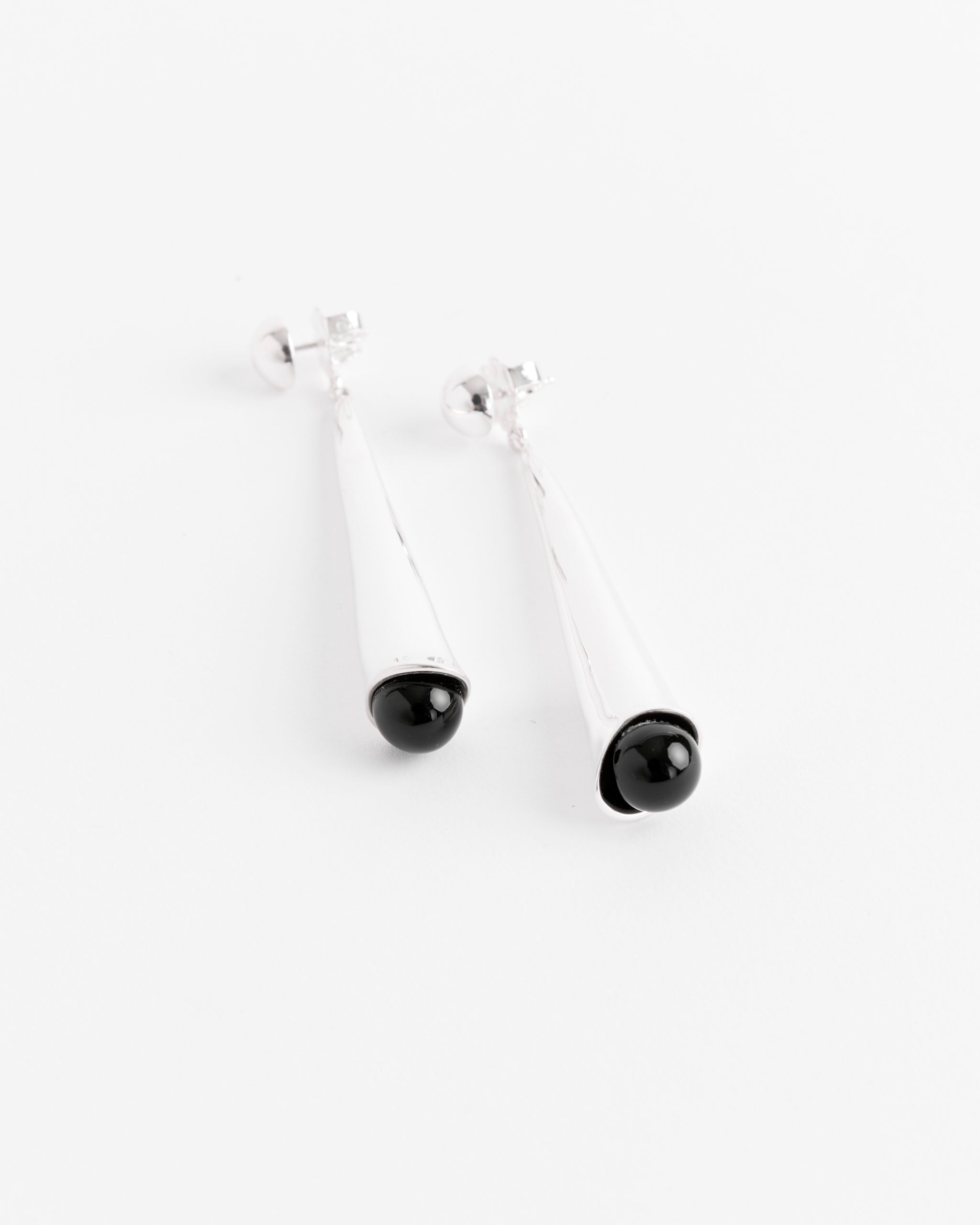 Sophie Buhai Lou Lou Drop Earrings - SS/Onyx - OS - Default Title (286239)