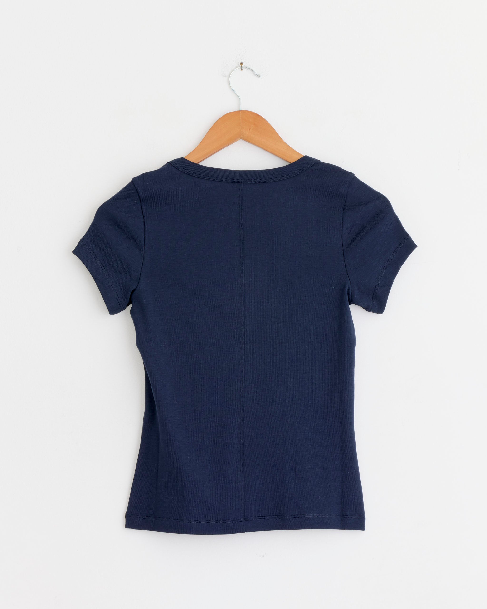 FLORE FLORE Lulu Baby Tee, Navy - Navy / S (286316)