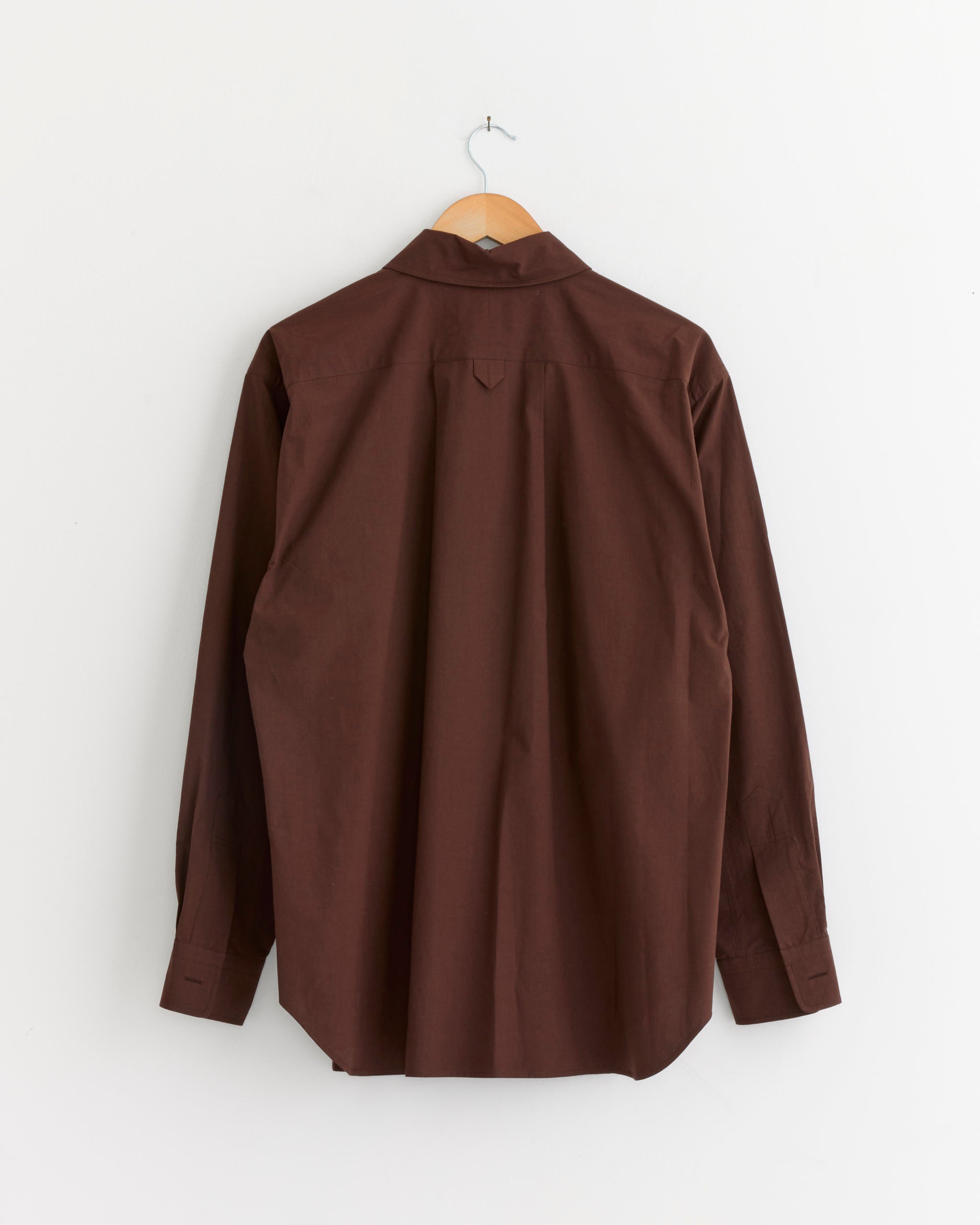 Margaret Howell Relaxed Shirt - Mahogany / S (286389)