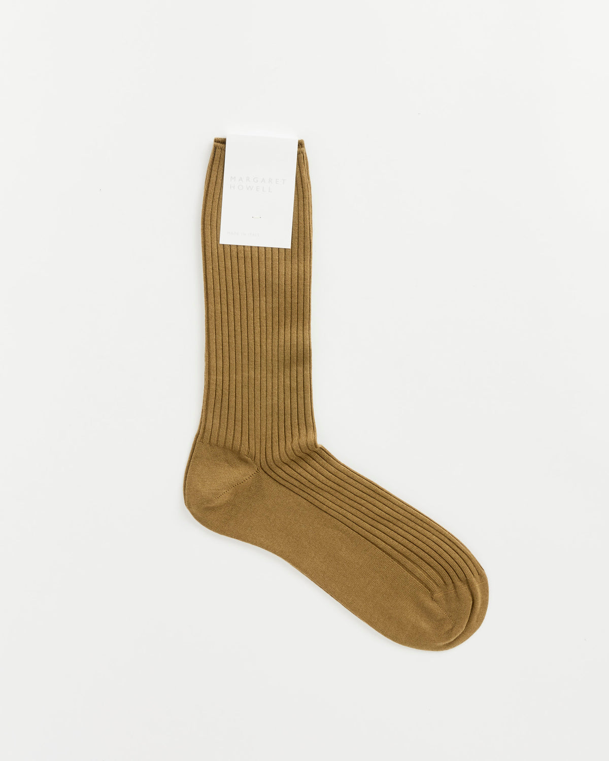 Margaret Howell Full Rib Sock, Ochre - Ochre / OS (286398)