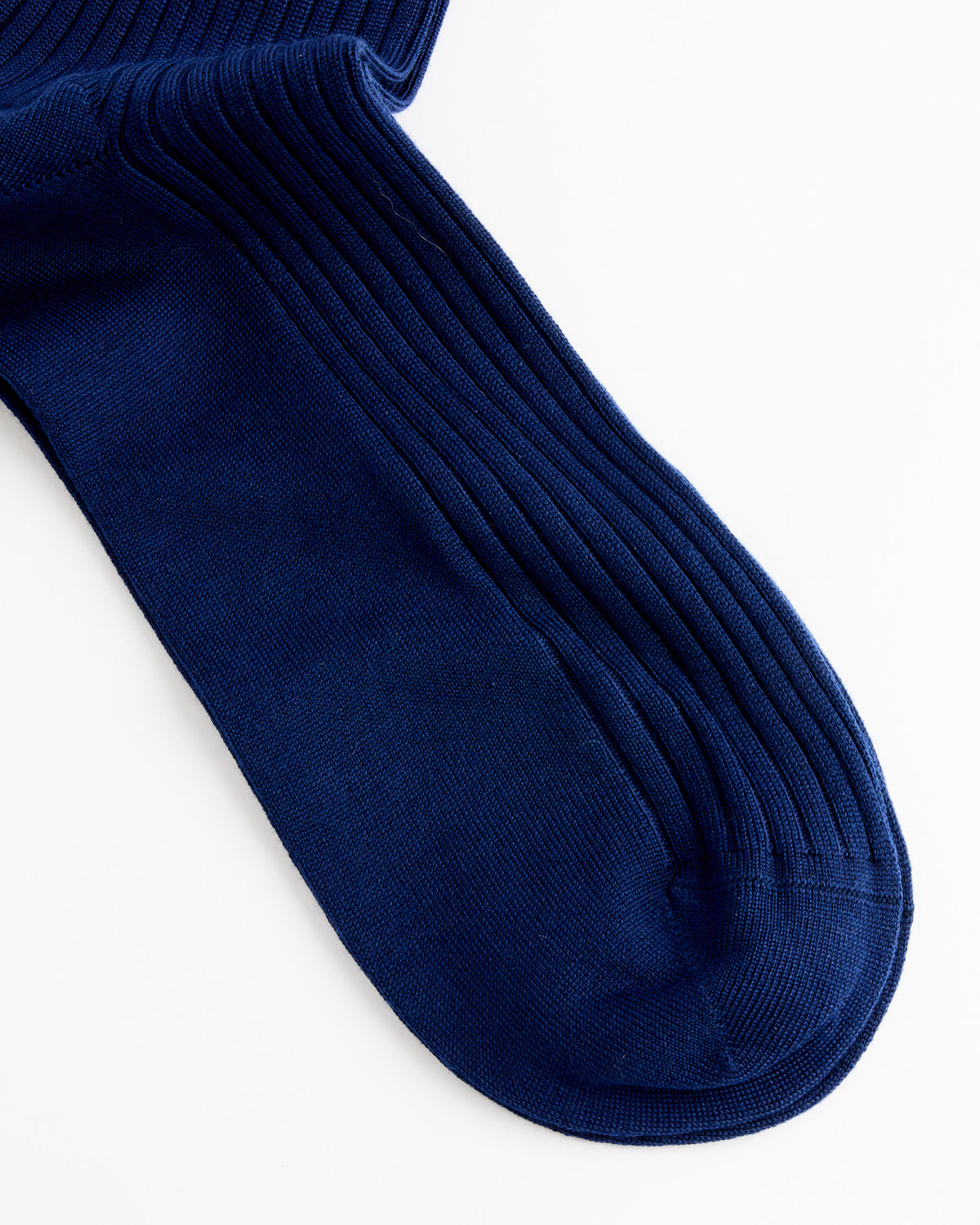 Margaret Howell Full Rib Sock, Marine Blue - Marine Blue / OS (286400)