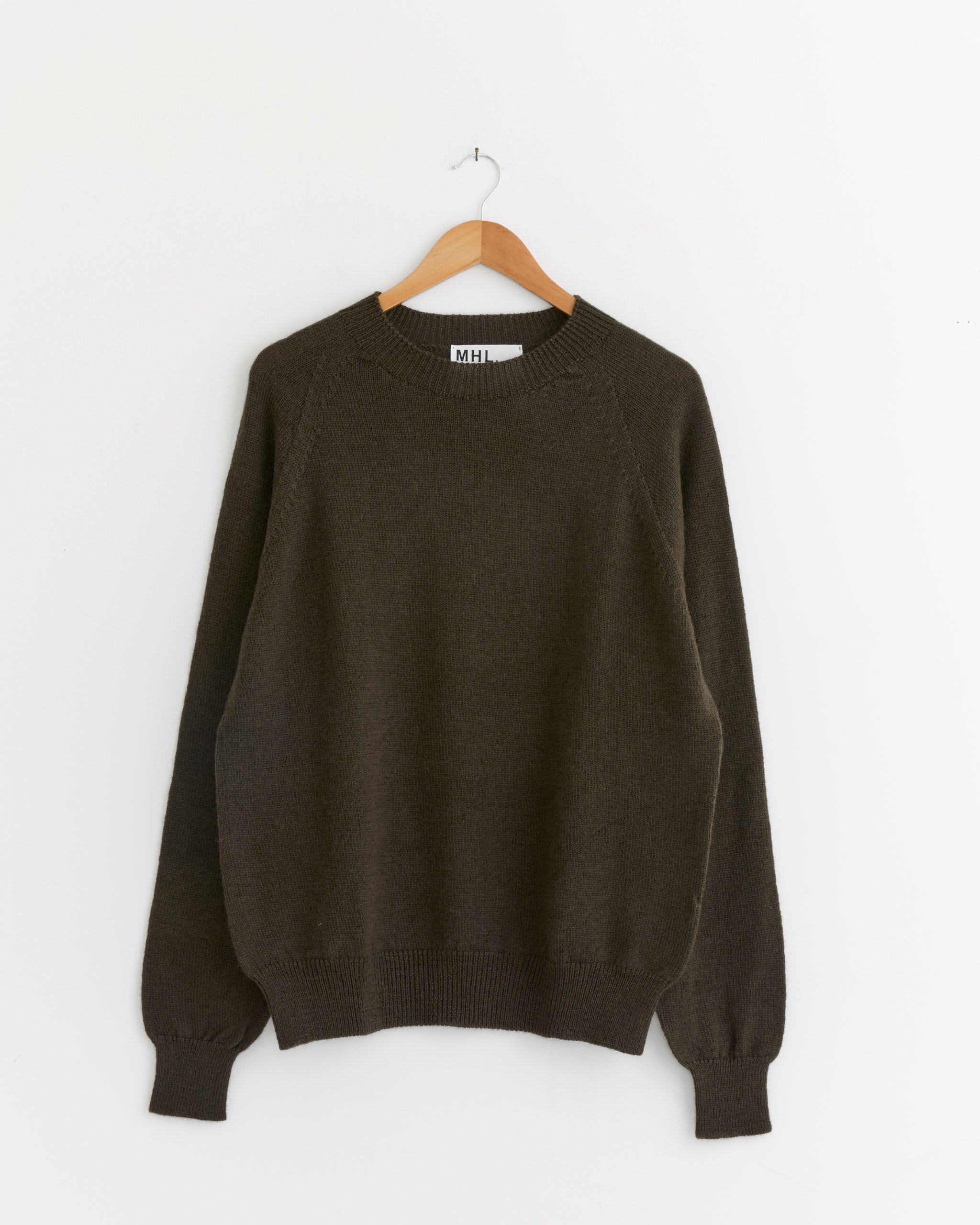 MHL Virginia Wool Crewneck - Olive / S (286410)