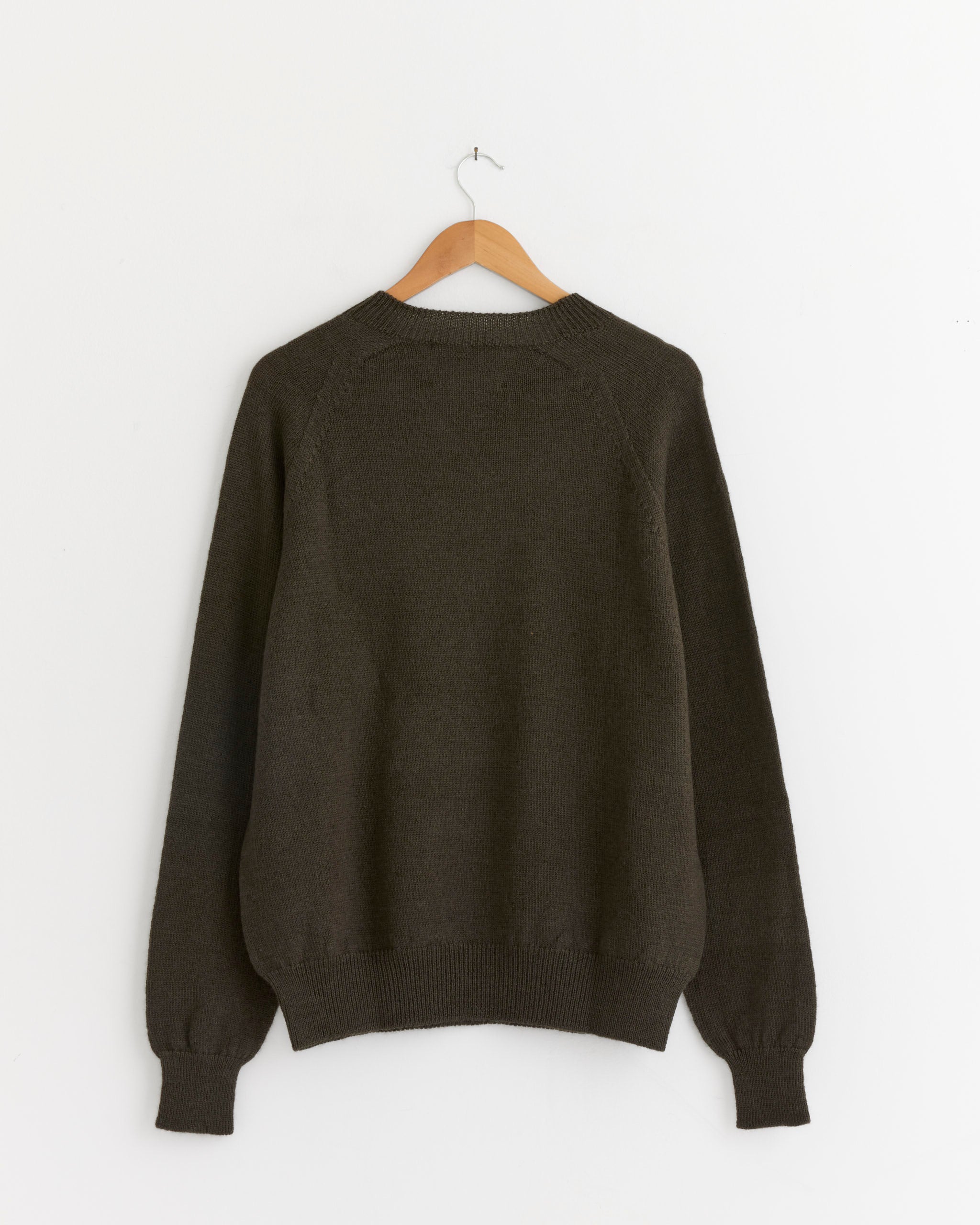 MHL Virginia Wool Crewneck - Olive / S (286410)