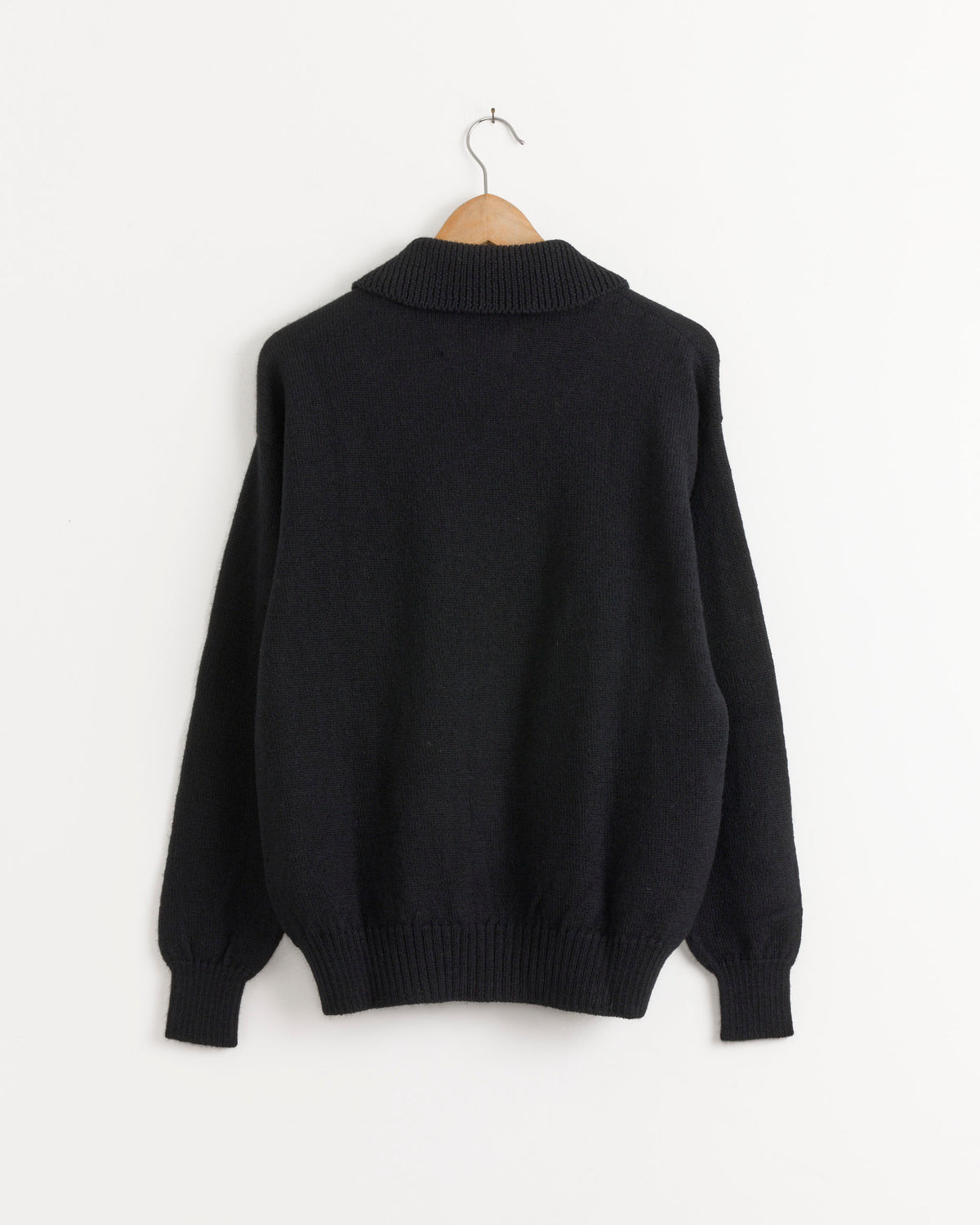 MHL Chunky Collared Sweater - Black / S (286414)