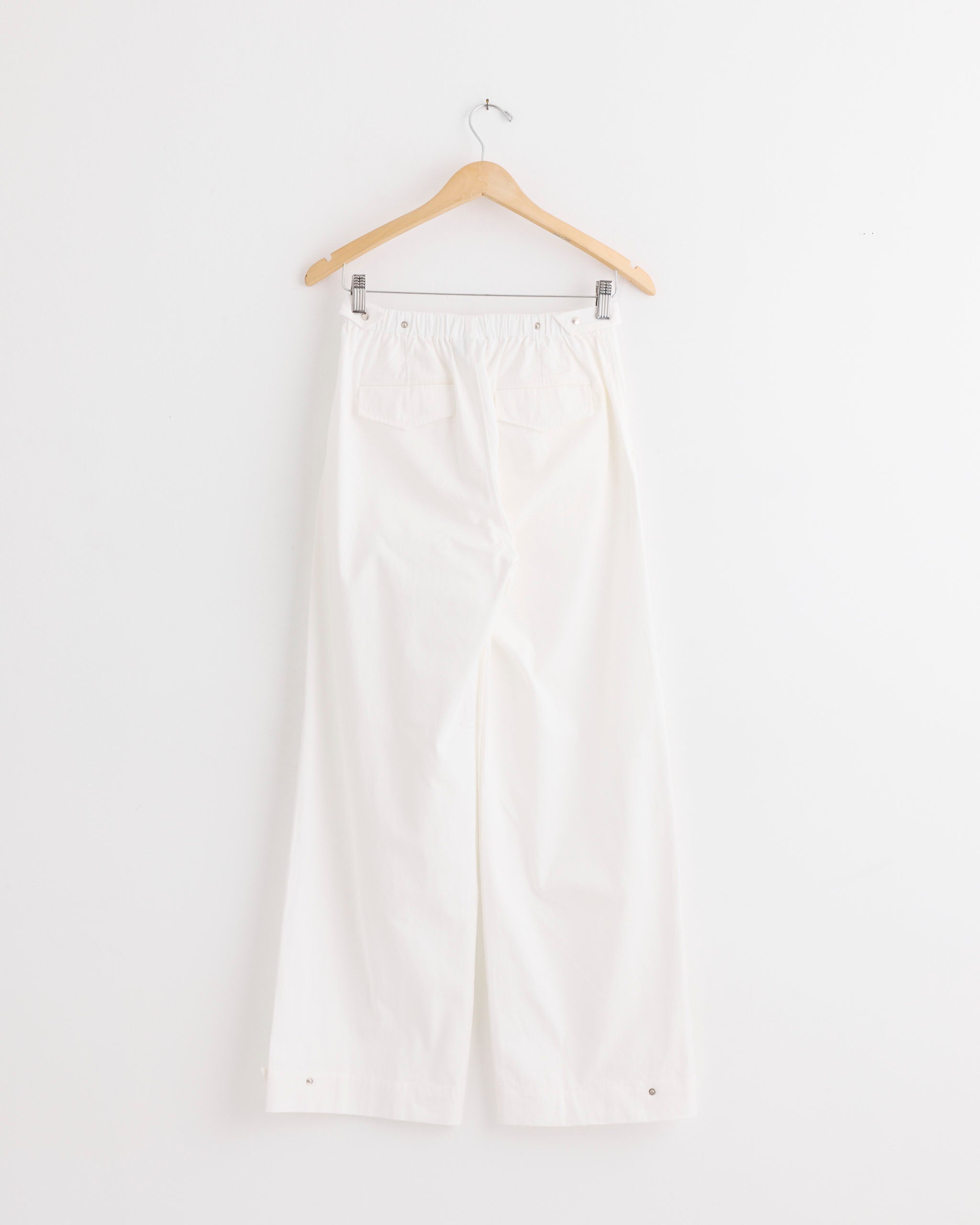 Deiji Studios Snap Tab Pant, White - White / XS (286459)