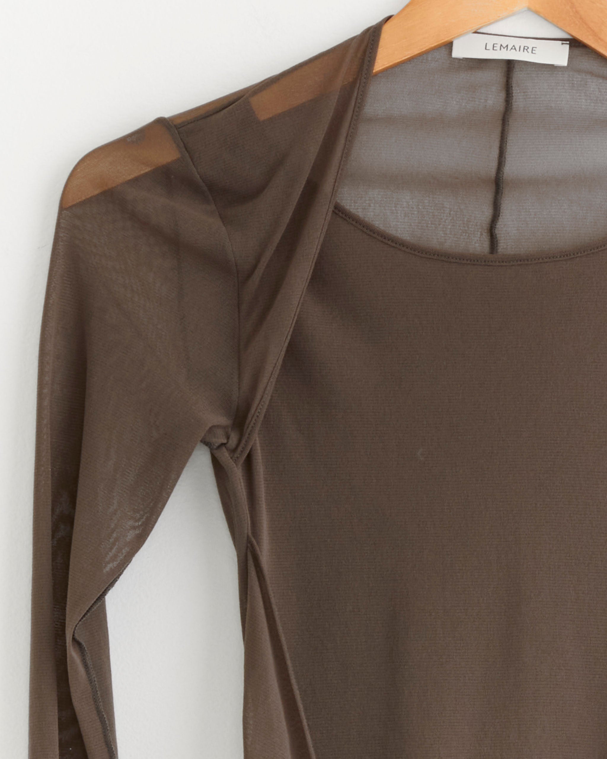 Lemaire Ballerina Knotted Top - Cacao / XS (286585)