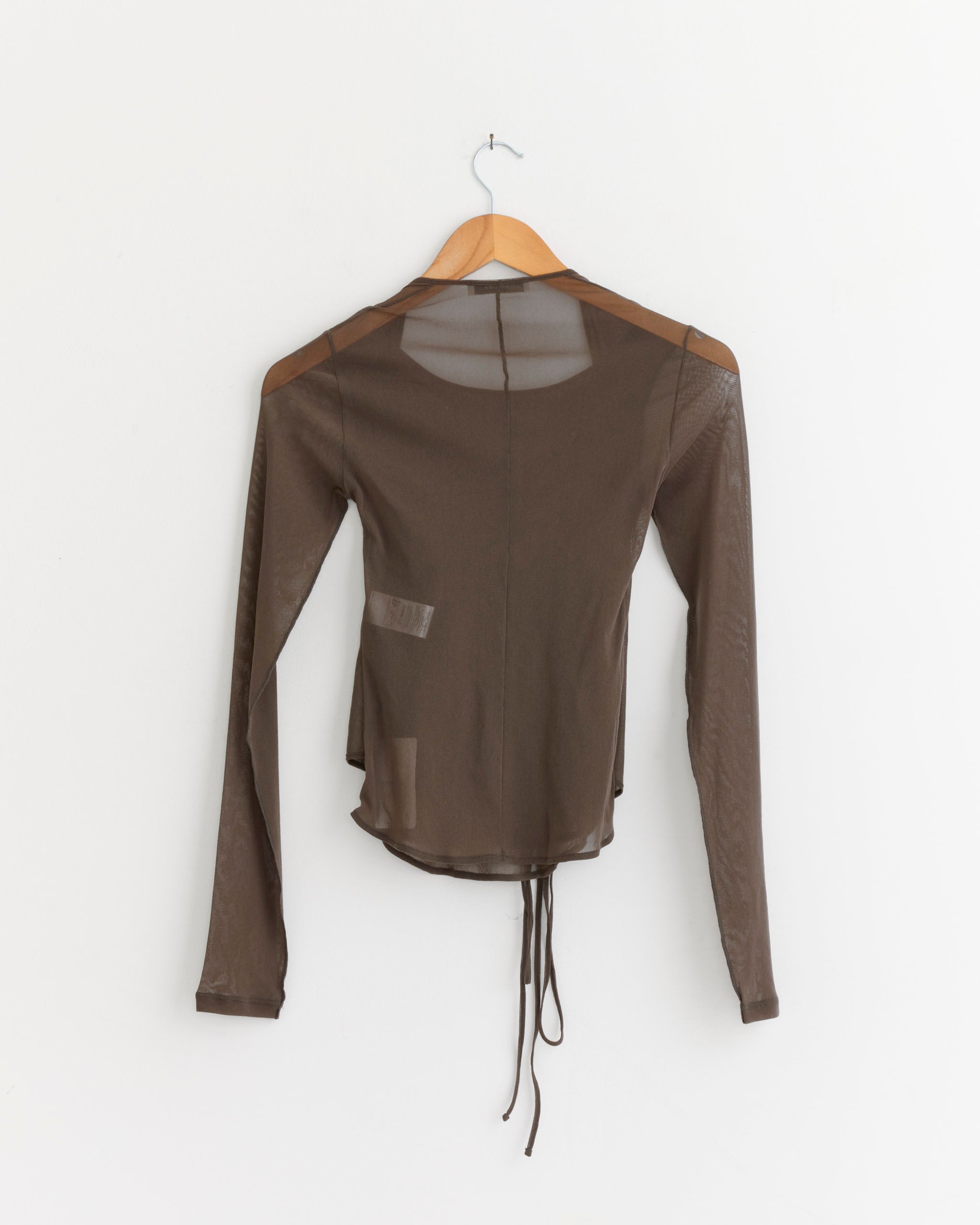 Lemaire Ballerina Knotted Top - Cacao / XS (286585)