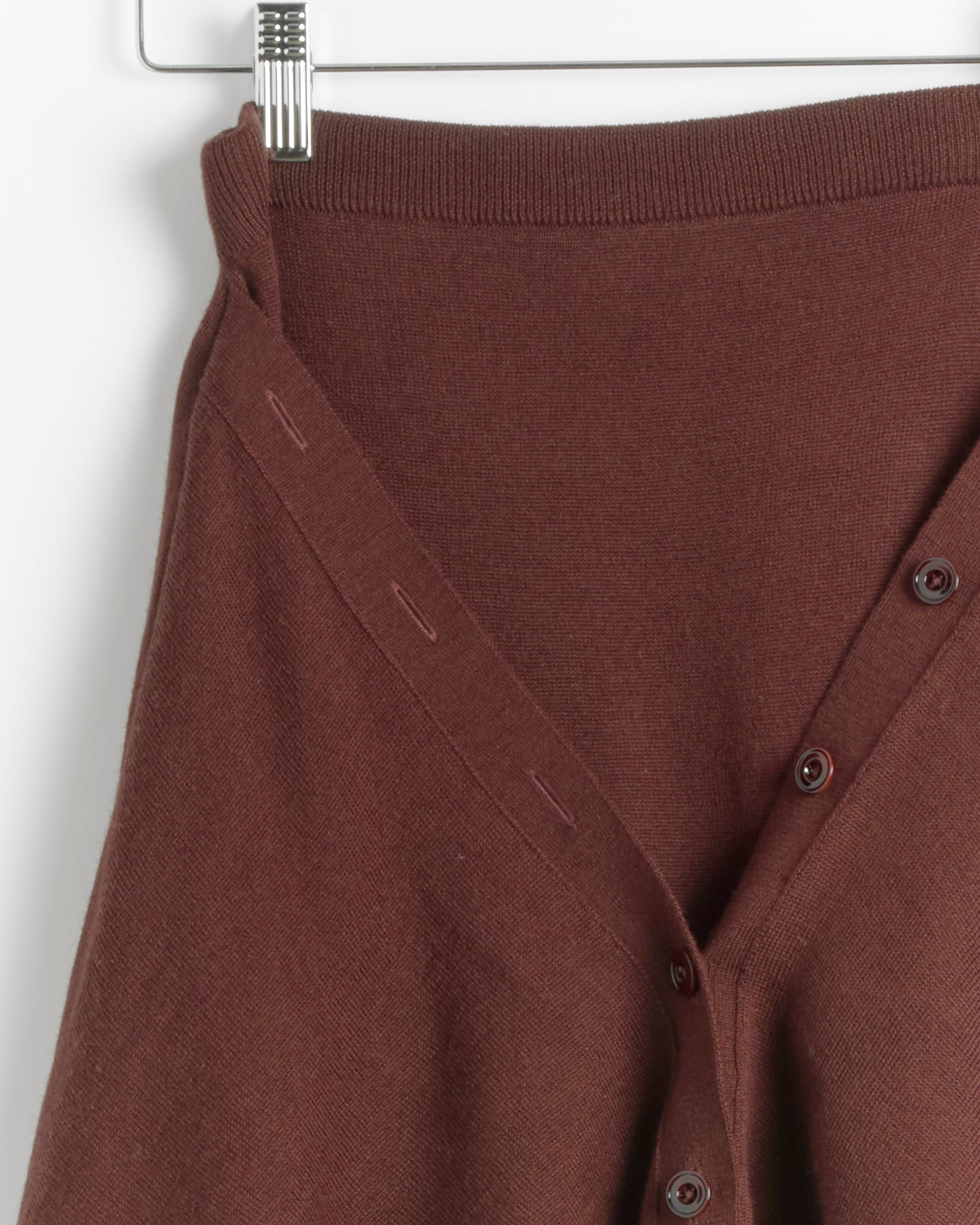 Lemaire Buttoned Skirt - Acajou / S (286600)