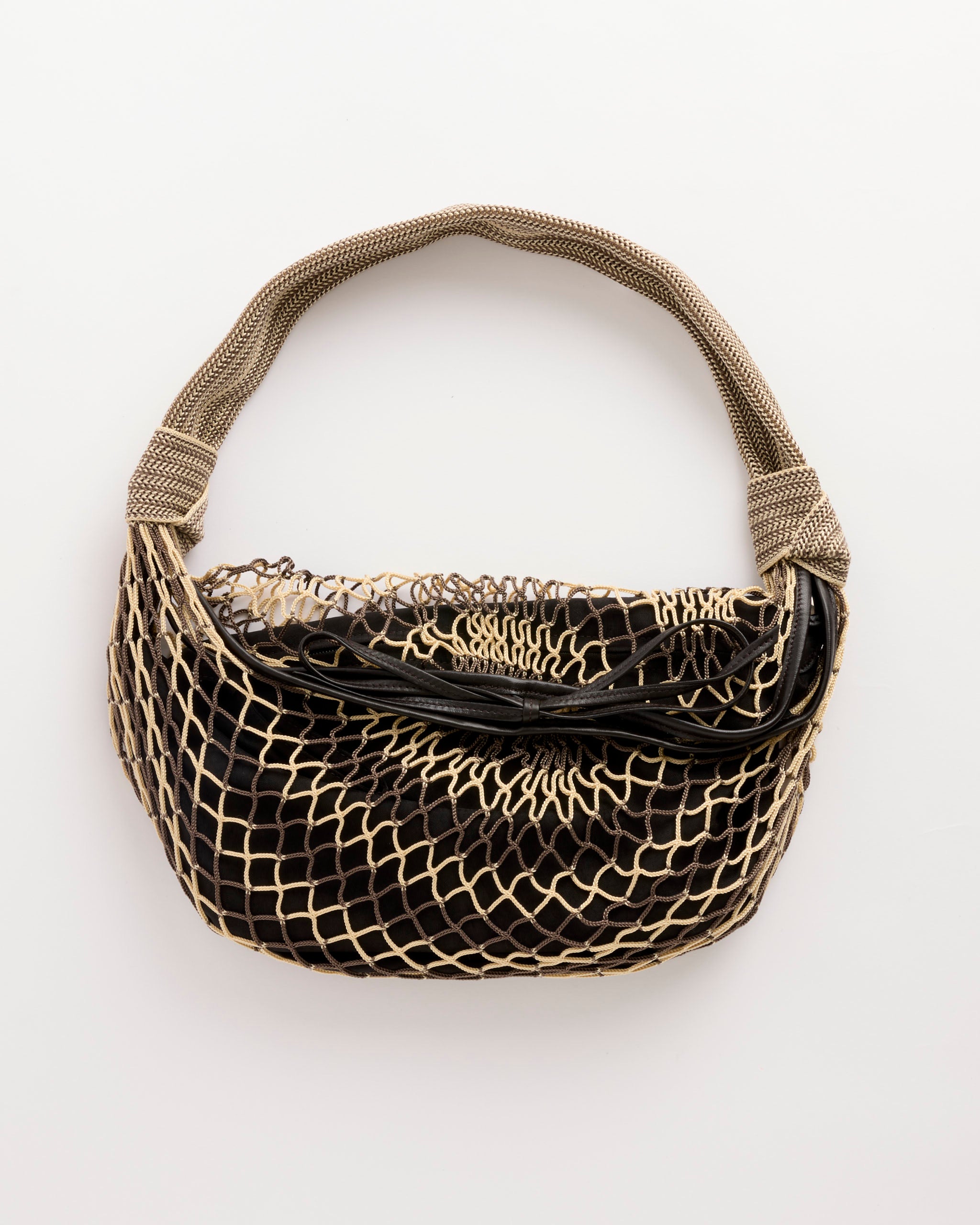 Lemaire Fortune Croissant Filt Bag - Light Beige/Marron Glace - Default Title (286621)