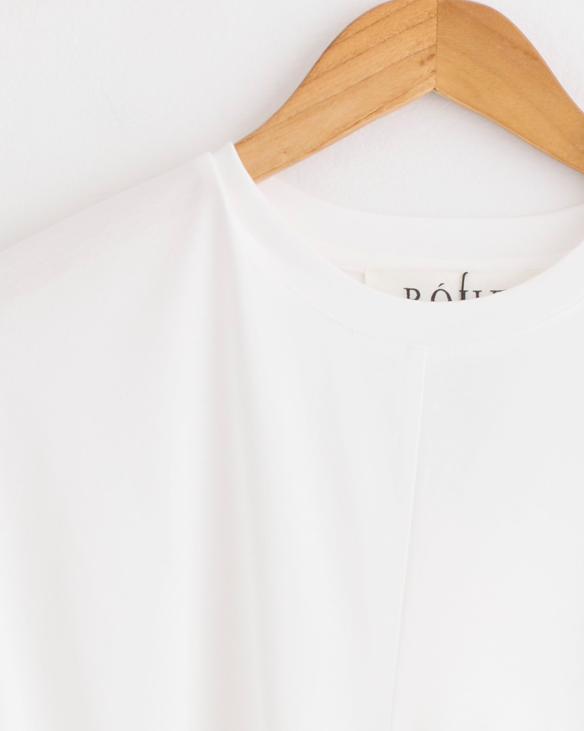 Róhe Draped T-Shirt - Off White / FR34 (287074)