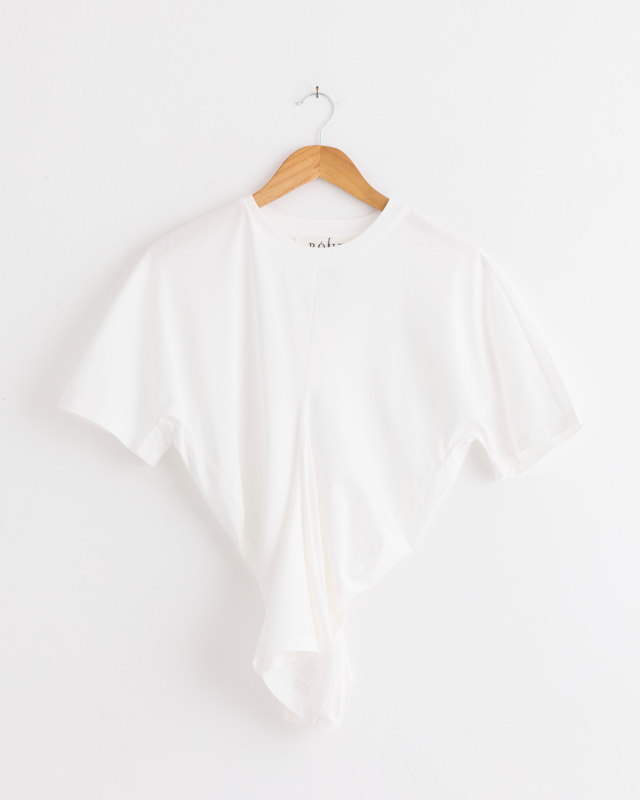 Róhe Draped T-Shirt - Off White / FR34 (287074)