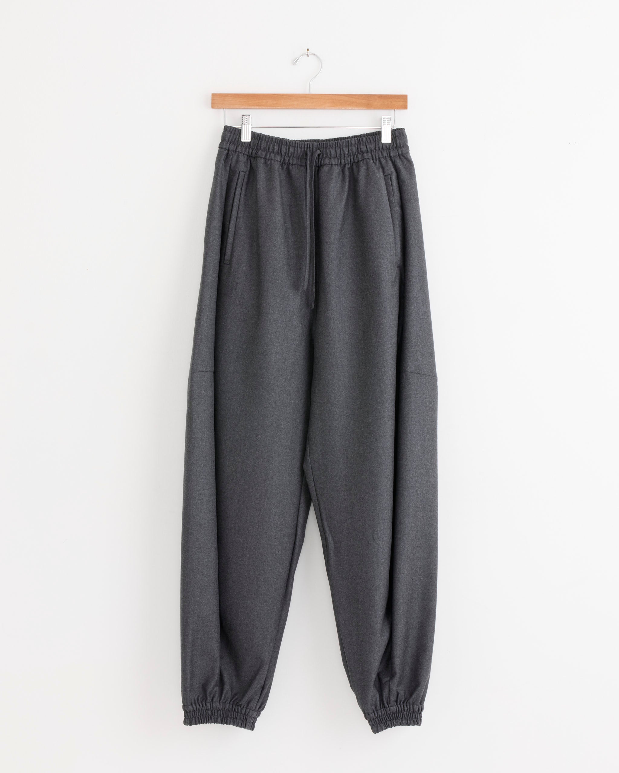 Róhe Balloon Track Pant - Dark Grey Melange / FR34 (287085)