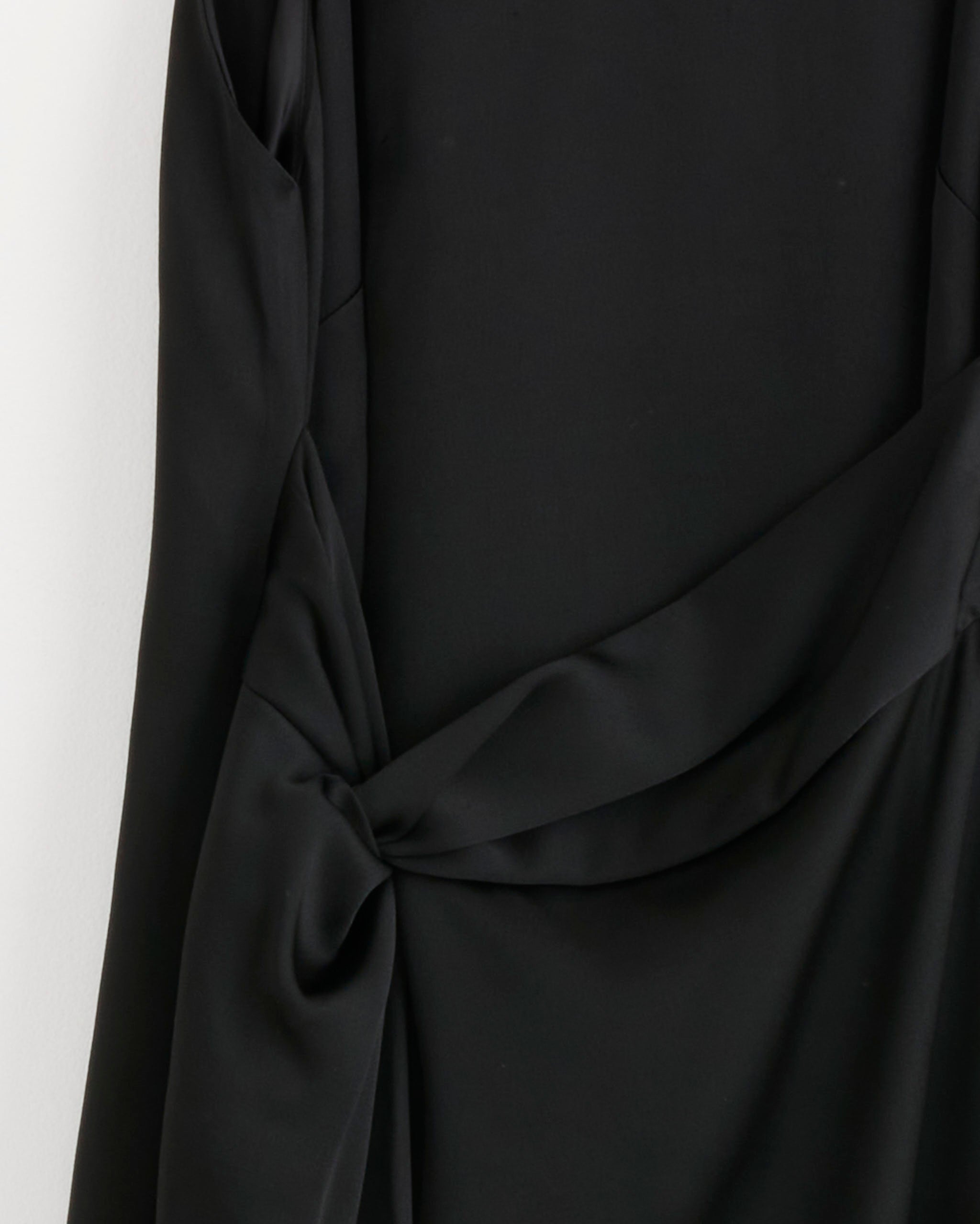 Róhe Sarong Halter Dress - Black / FR36 (287089)