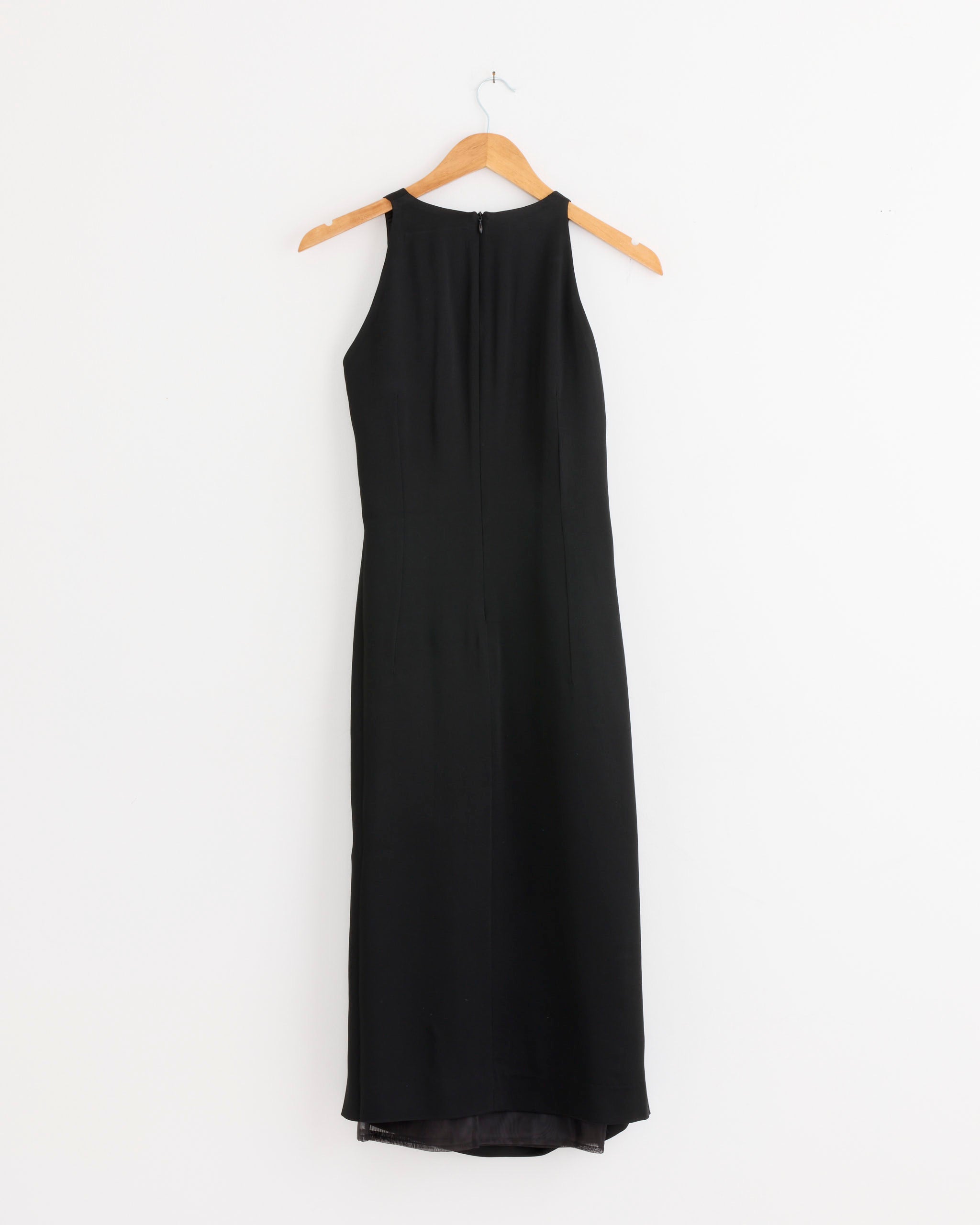 Róhe Sarong Halter Dress - Black / FR36 (287089)