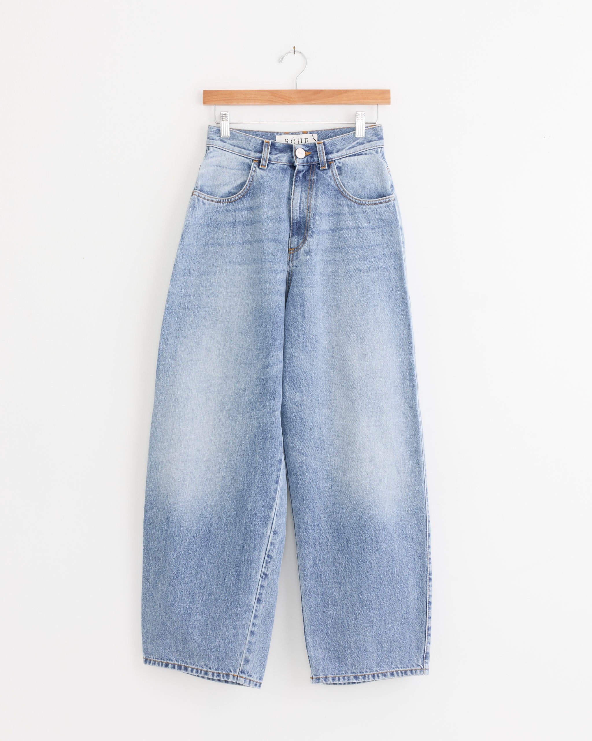 Róhe Berber Barrel Leg Denim Pant - Classic Blue / FR34 (287097)