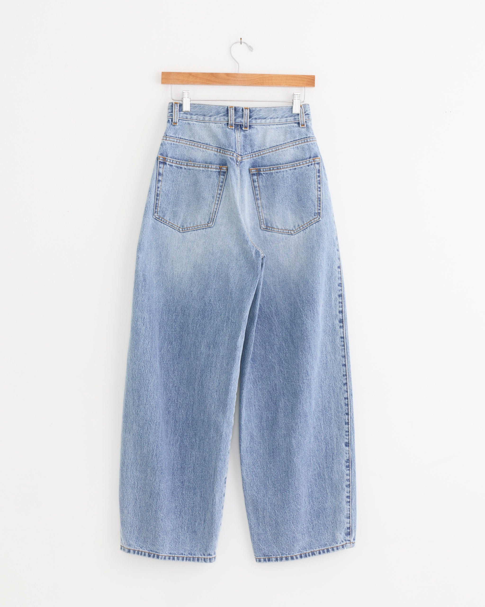 Róhe Berber Barrel Leg Denim Pant - Classic Blue / FR34 (287097)