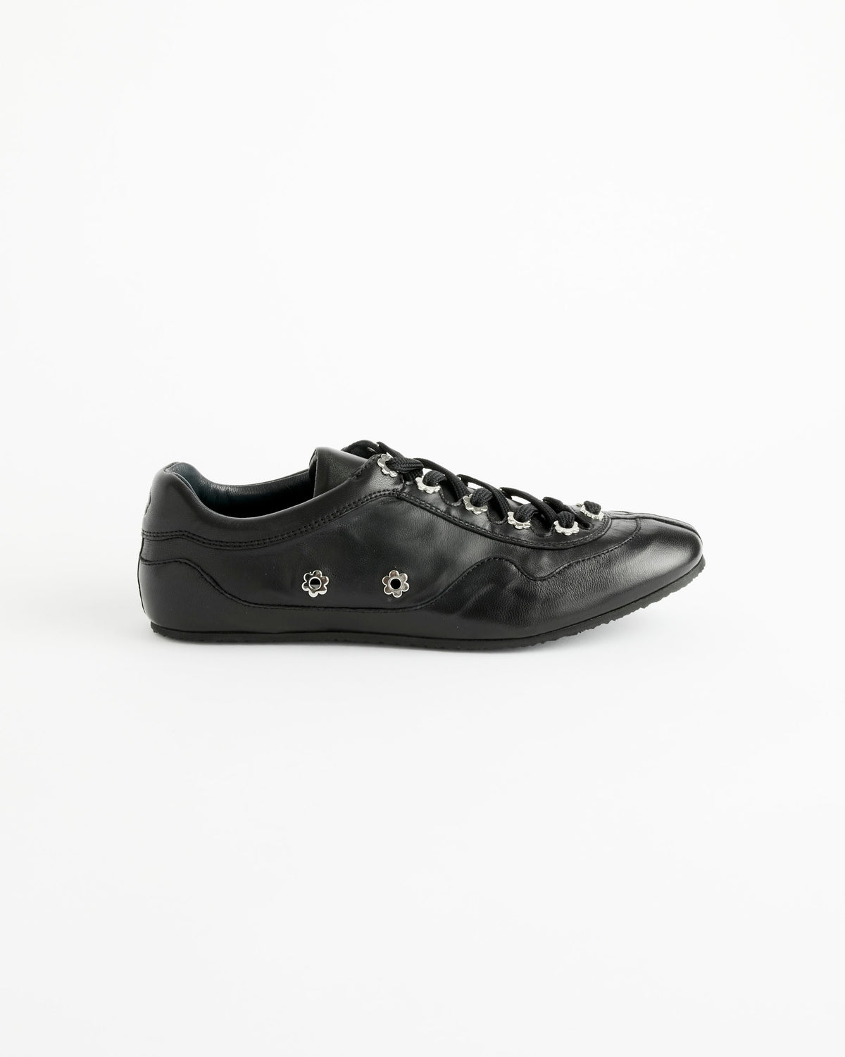 Cecilie Bahnsen Blaise Stud Leather Sneaker - Black / 39 (287179)