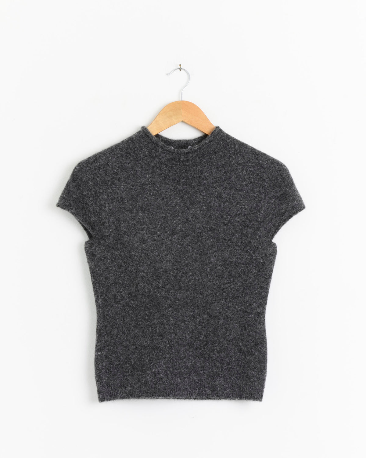 Amomento Wholegarment Hairy Knit Top - Charcoal / 1 (287193)