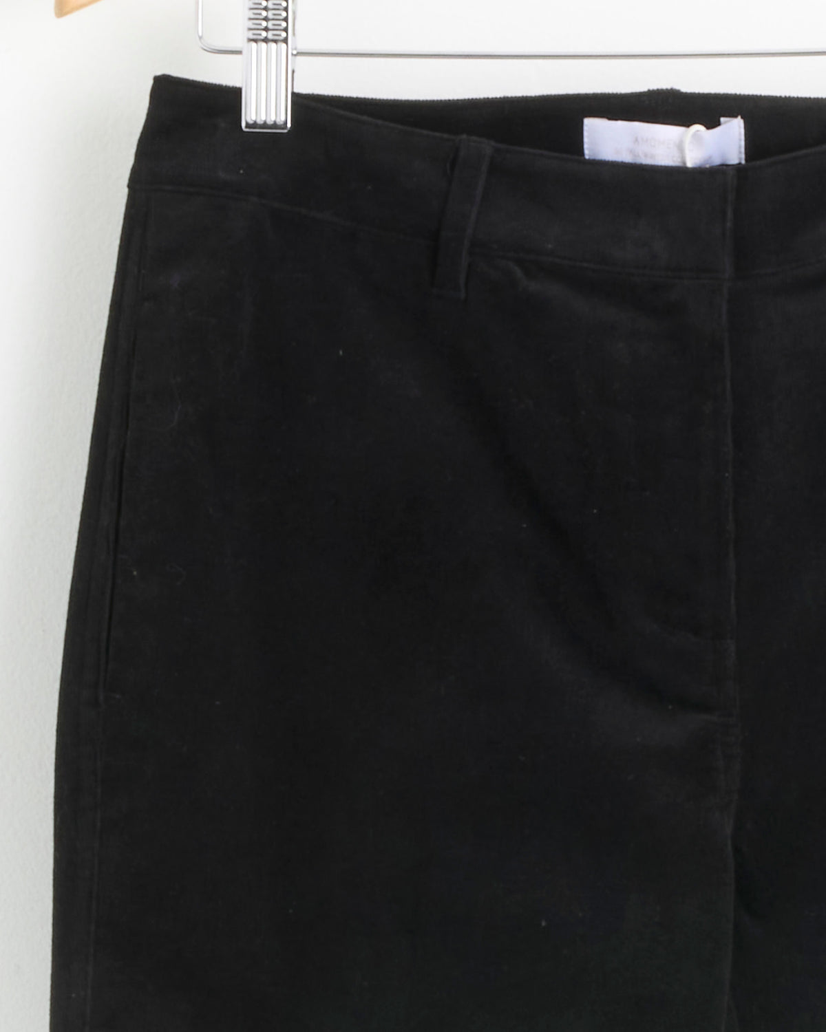 Amomento Corduroy Flared Pant, Black - Black / 1 (287199)