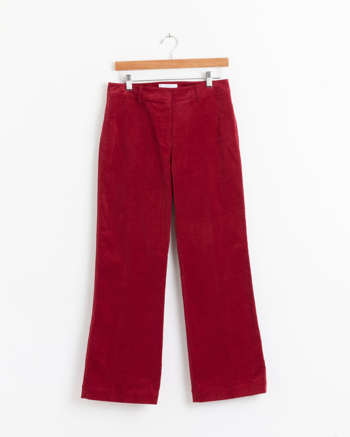 Amomento Corduroy Flared Pant, Red - Red / 1 (287202)